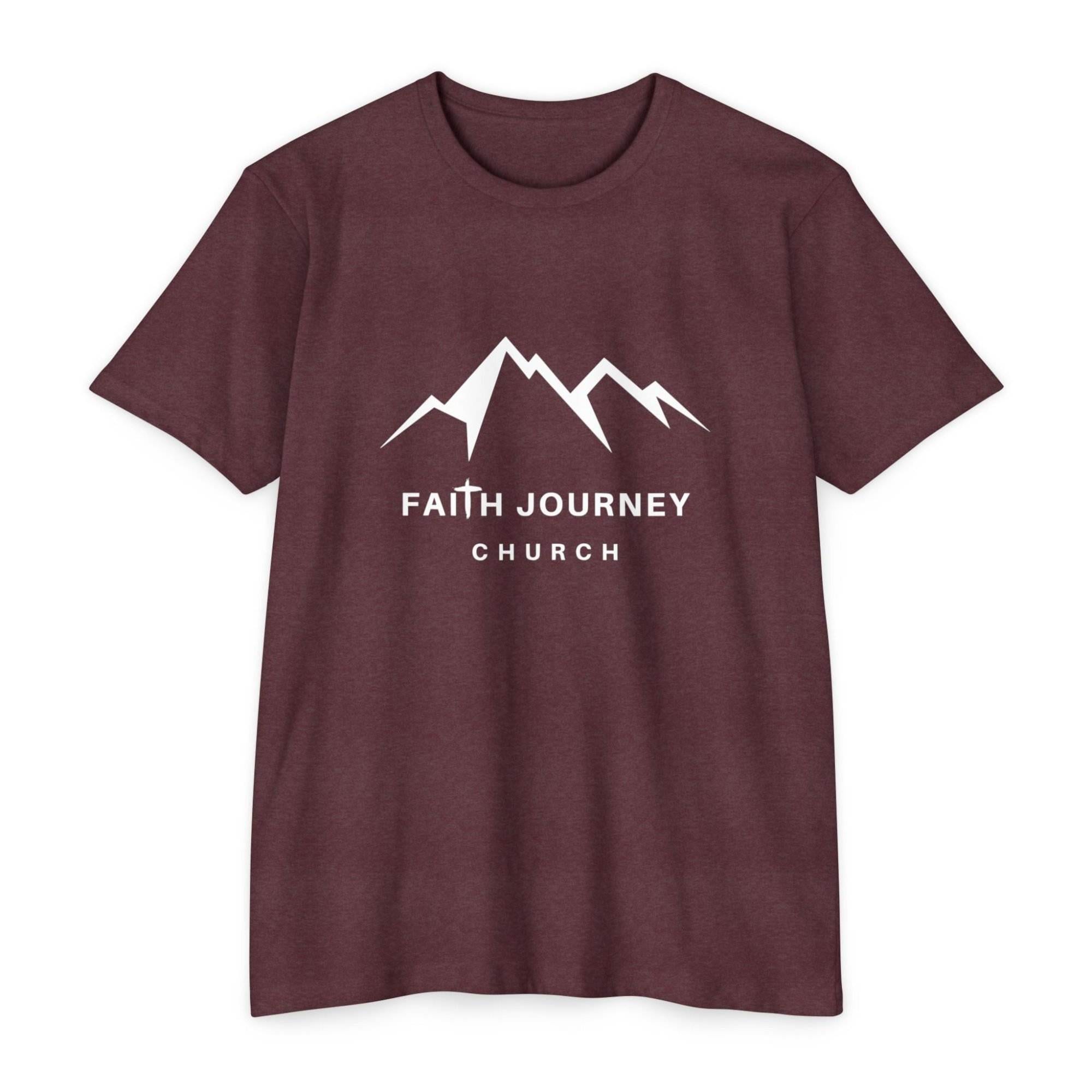 Faith Journey Church Premium T-Shirt, Motivational Tee, Unisex Graphic Shirt, Adventure Shirt 60% Poly - 40% Cotton - Image 13