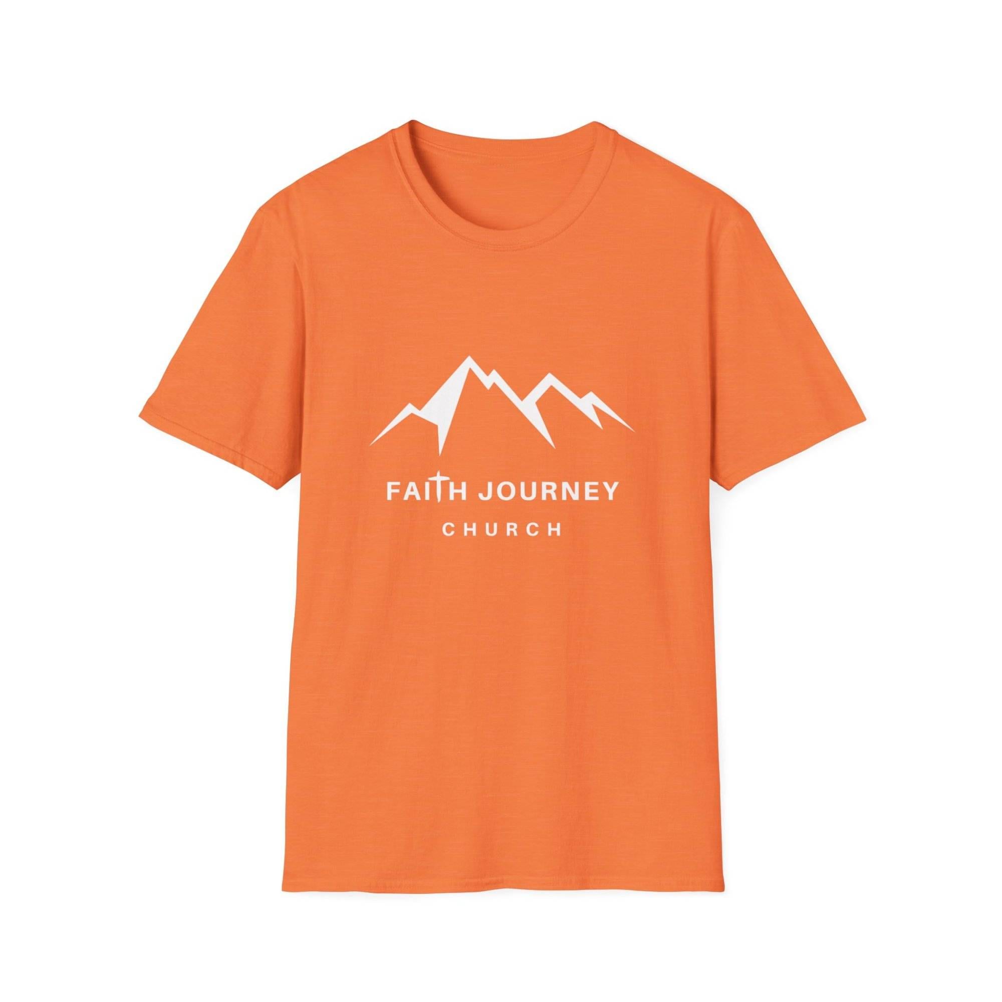 Faith Journey Church Unisex T-Shirt - Inspirational Mountain Design, Perfect for Church Events, Gifts, Casual Wear - Image 4