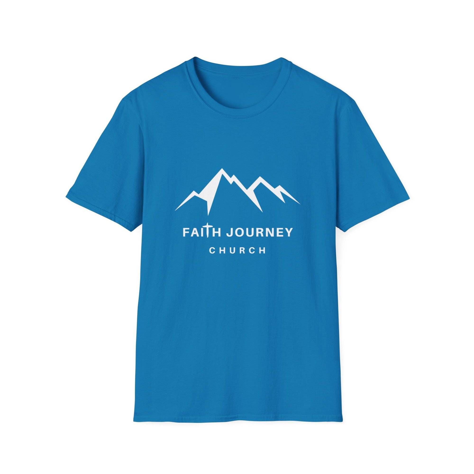 Faith Journey Church Unisex T-Shirt - Inspirational Mountain Design, Perfect for Church Events, Gifts, Casual Wear - Image 8