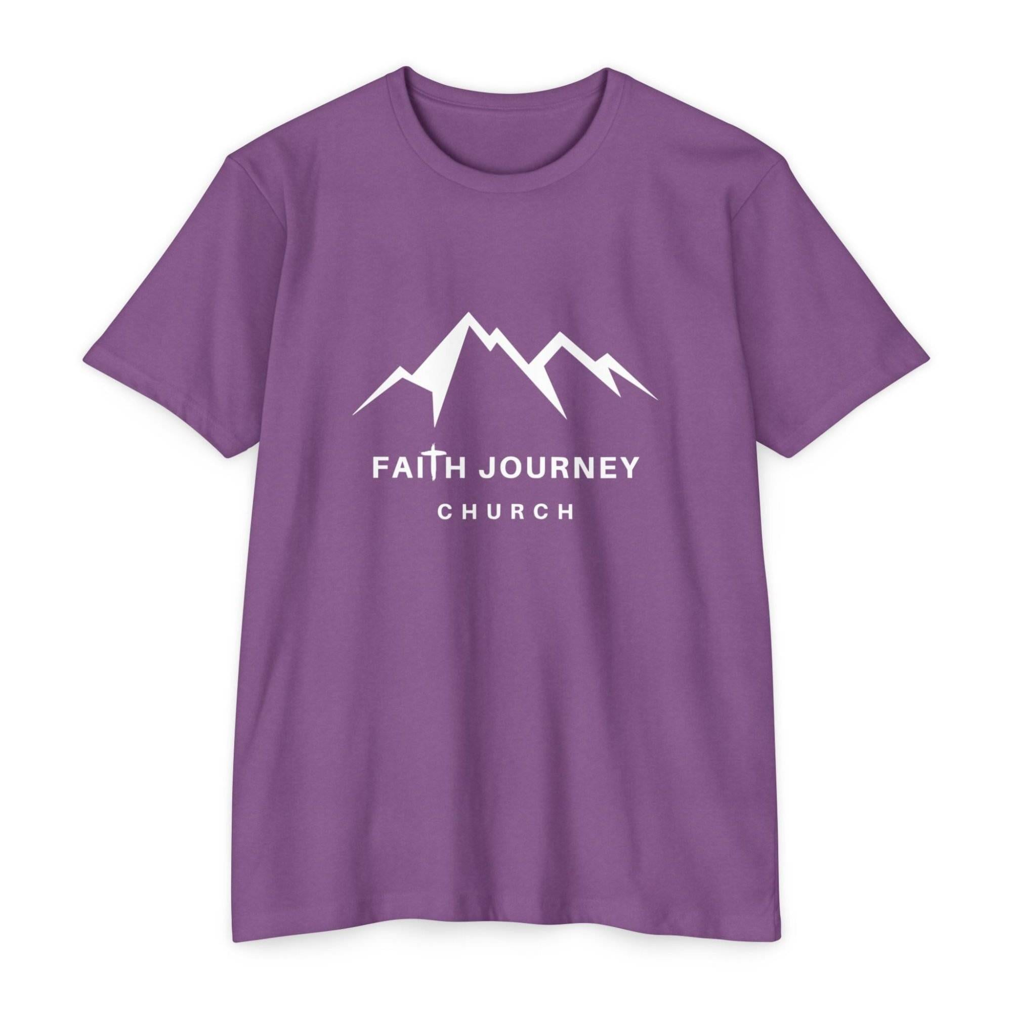 Faith Journey Church Premium T-Shirt, Motivational Tee, Unisex Graphic Shirt, Adventure Shirt 60% Poly - 40% Cotton - Image 11