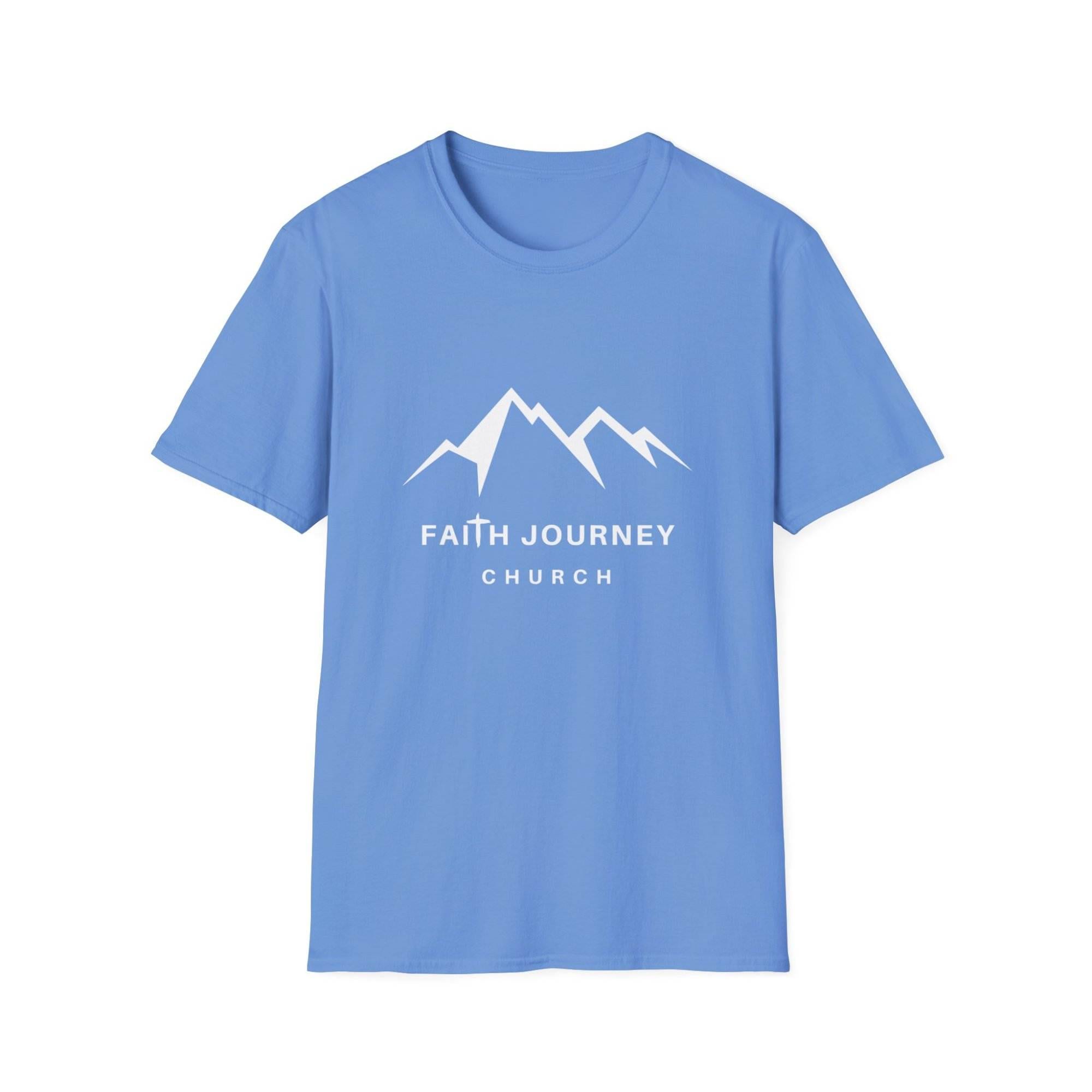 Faith Journey Church Unisex T-Shirt - Inspirational Mountain Design, Perfect for Church Events, Gifts, Casual Wear - Image 7