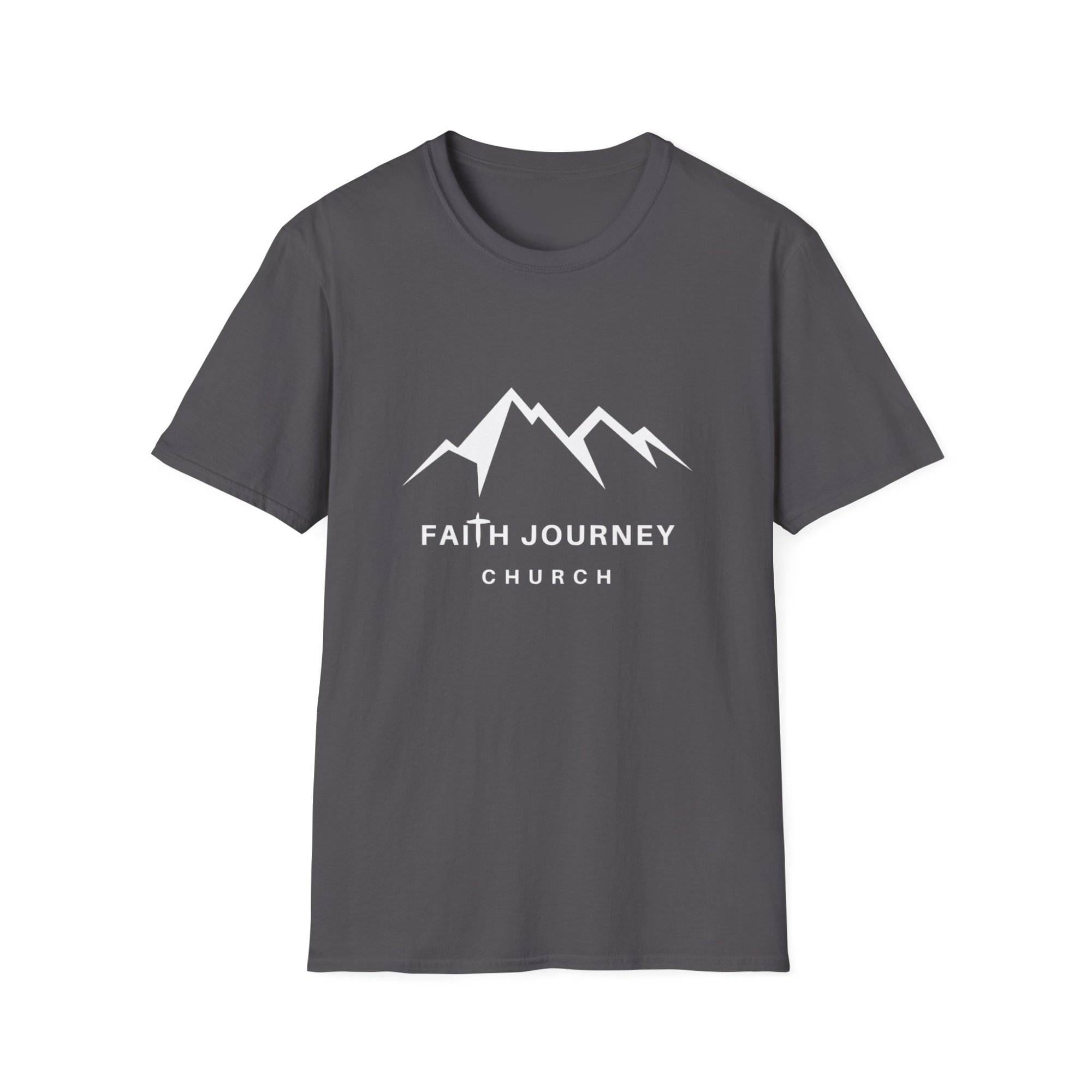 Faith Journey Church Unisex T-Shirt - Inspirational Mountain Design, Perfect for Church Events, Gifts, Casual Wear - Image 9