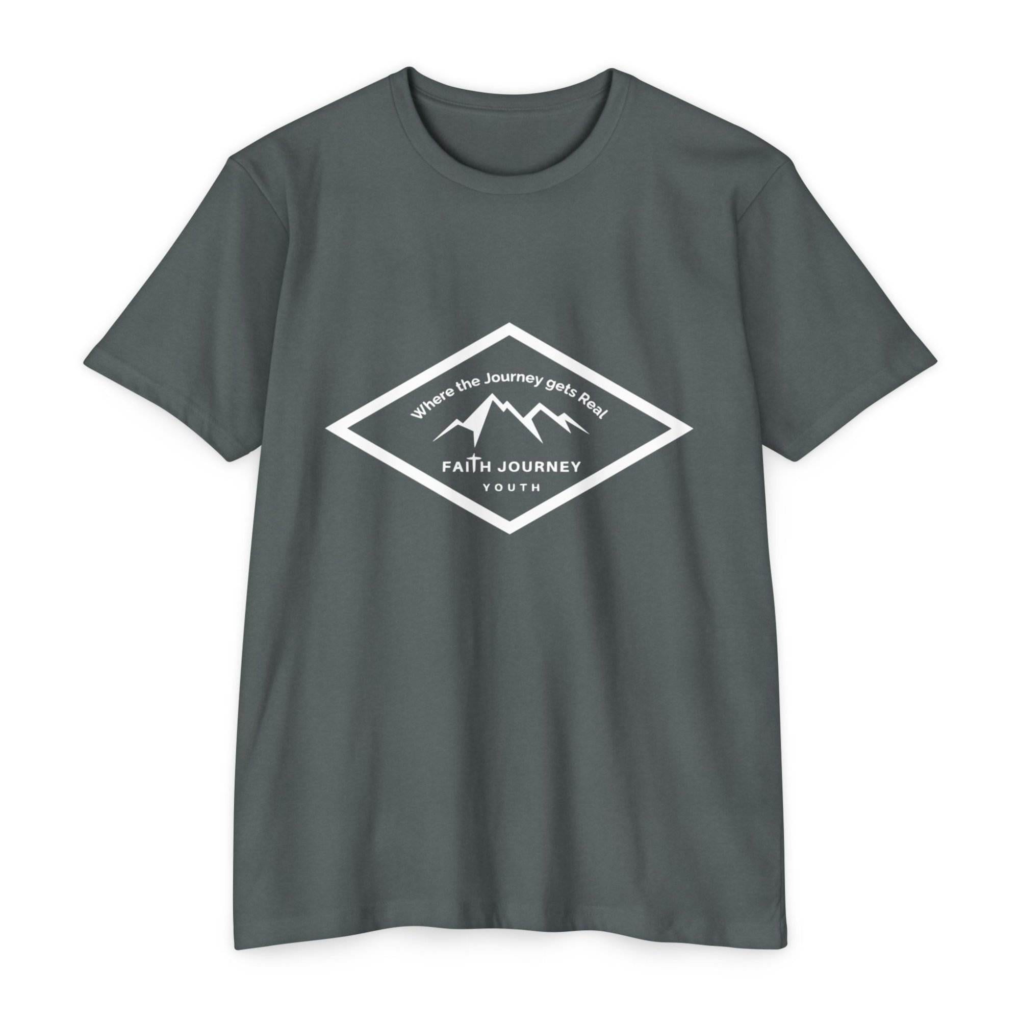 Faith Journey YouthPremium T-Shirt, Motivational Tee, Unisex Graphic Shirt, Adventure Shirt 60% Poly - 40% Cotton - Image 6