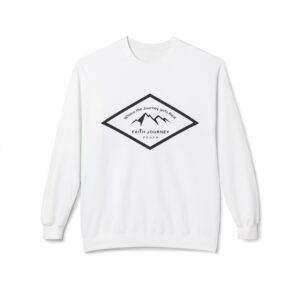 Faith Journey Youth Fleece Crewneck Sweatshirt | Unisex, Cozy Layer, Church Apparel