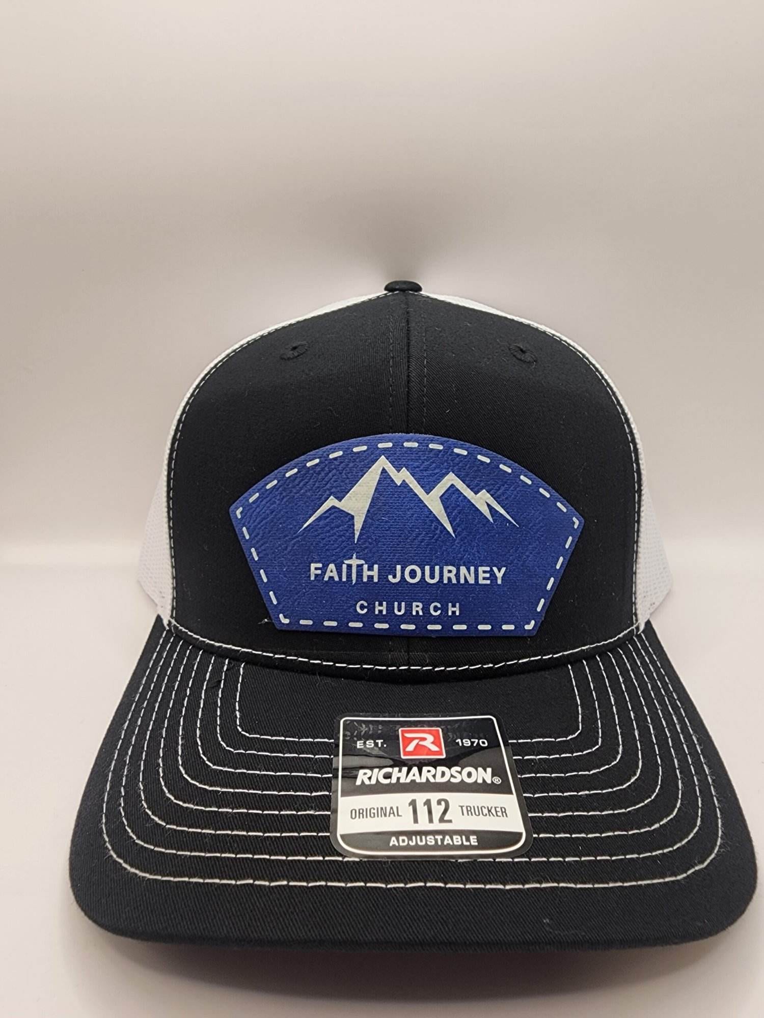 Faith Journey Church Hat - Snap Back - Leatherette Patch - Image 9
