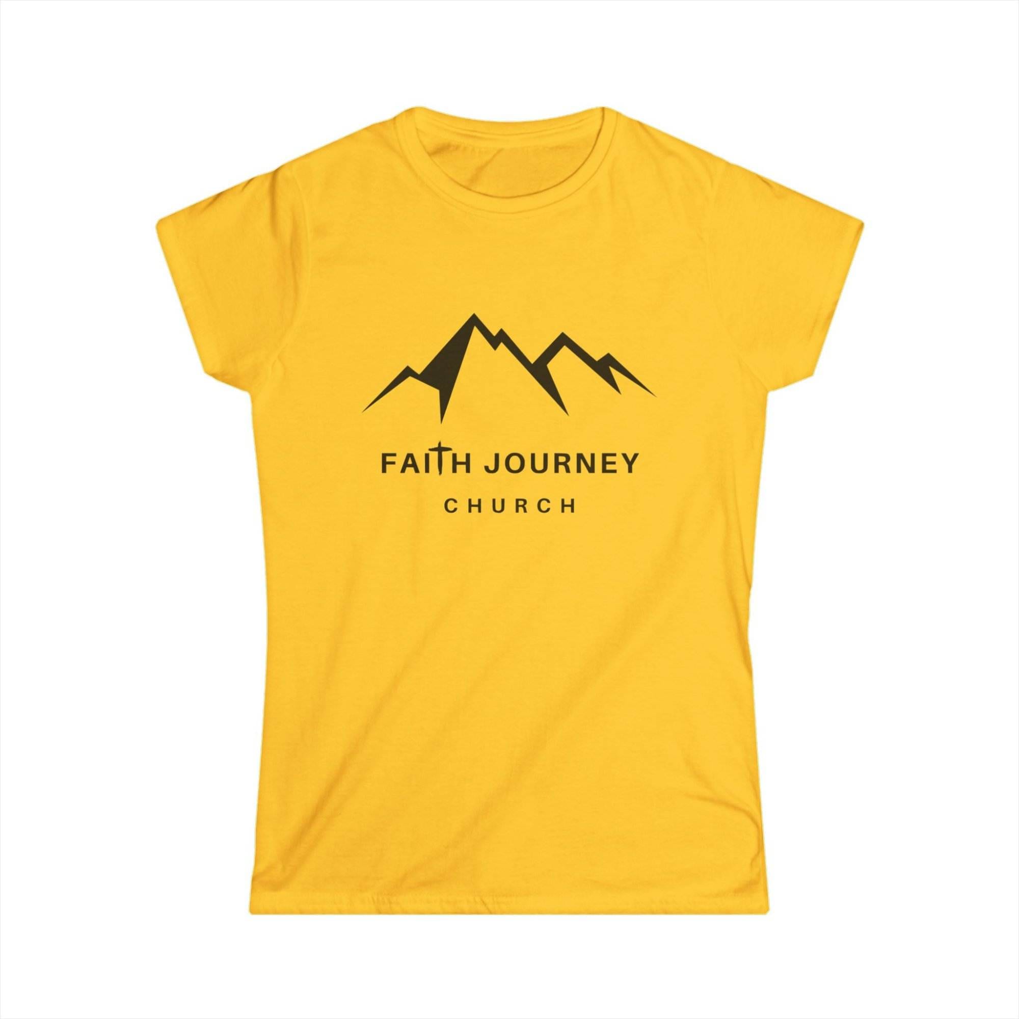 Faith Journey Church Women's Tee, Motivational Shirt, Church Apparel, Faith-Based Clothing - Image 3