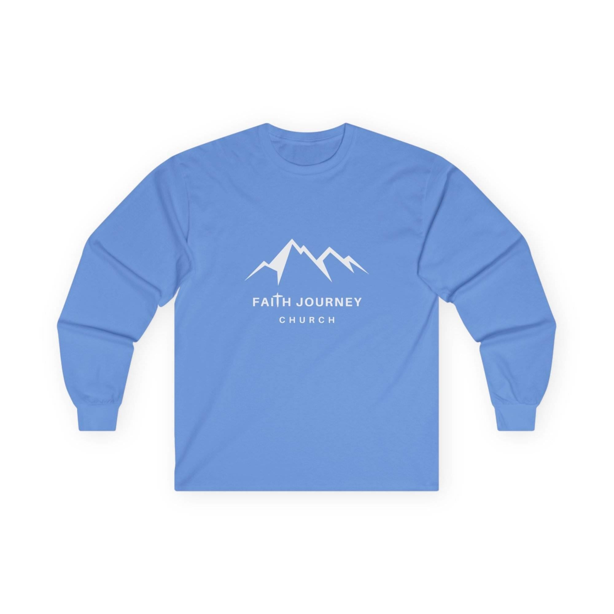 Faith Journey Church Long Sleeve Tee, Inspirational Apparel, Church Event Wear, Casual Faith Clothing - Image 7