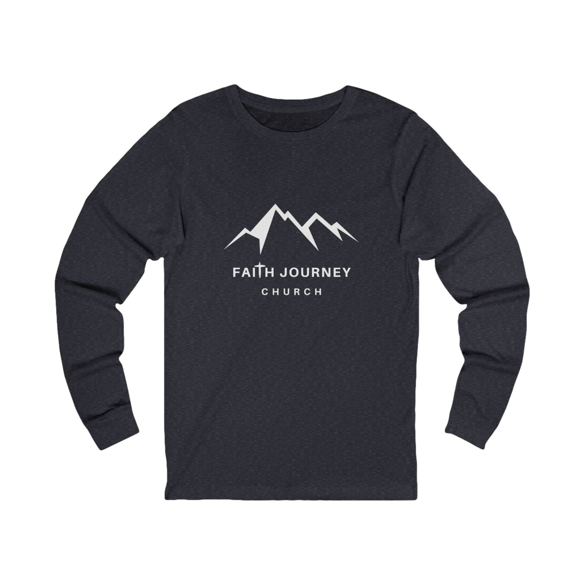 Faith Journey Church Premium Long Sleeve Tee | Unisex Shirt for Church Events, Casual Wear, Faith-Based Gifts, Outdoor Adventures, Comfortable Attire - Image 6