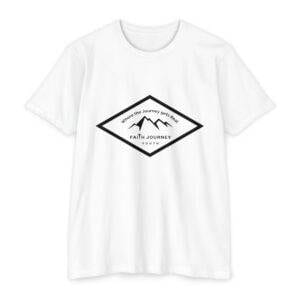 Faith Journey YouthPremium T-Shirt, Motivational Tee, Unisex Graphic Shirt, Adventure Shirt 60% Poly – 40% Cotton