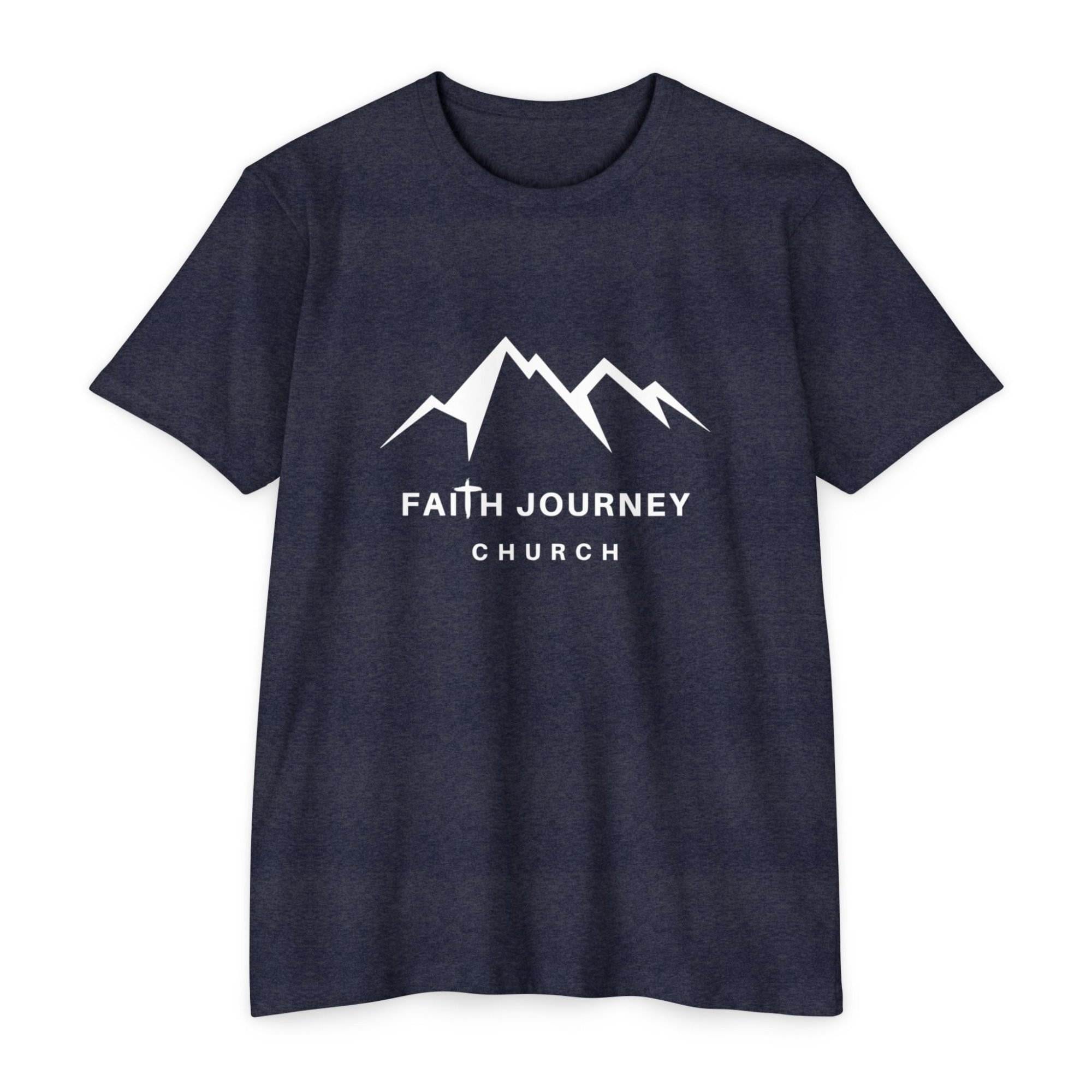 Faith Journey Church Premium T-Shirt, Motivational Tee, Unisex Graphic Shirt, Adventure Shirt 60% Poly - 40% Cotton - Image 9