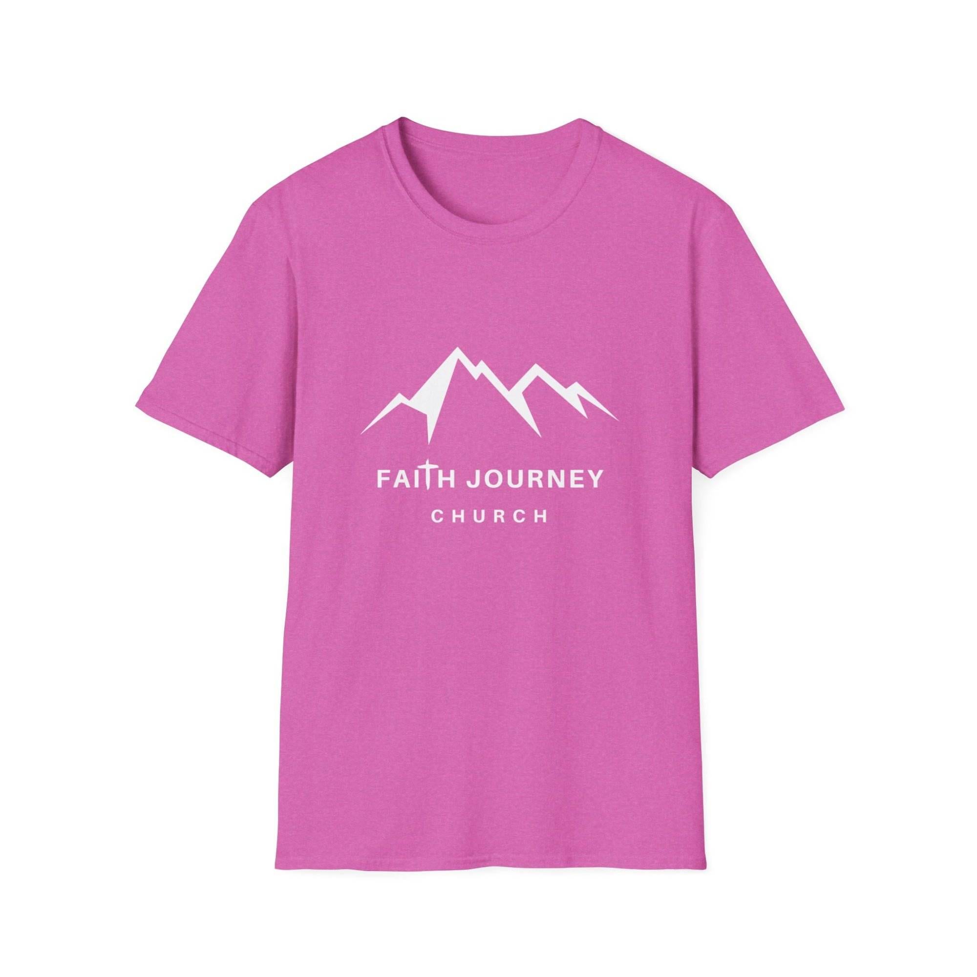 Faith Journey Church Unisex T-Shirt - Inspirational Mountain Design, Perfect for Church Events, Gifts, Casual Wear - Image 10