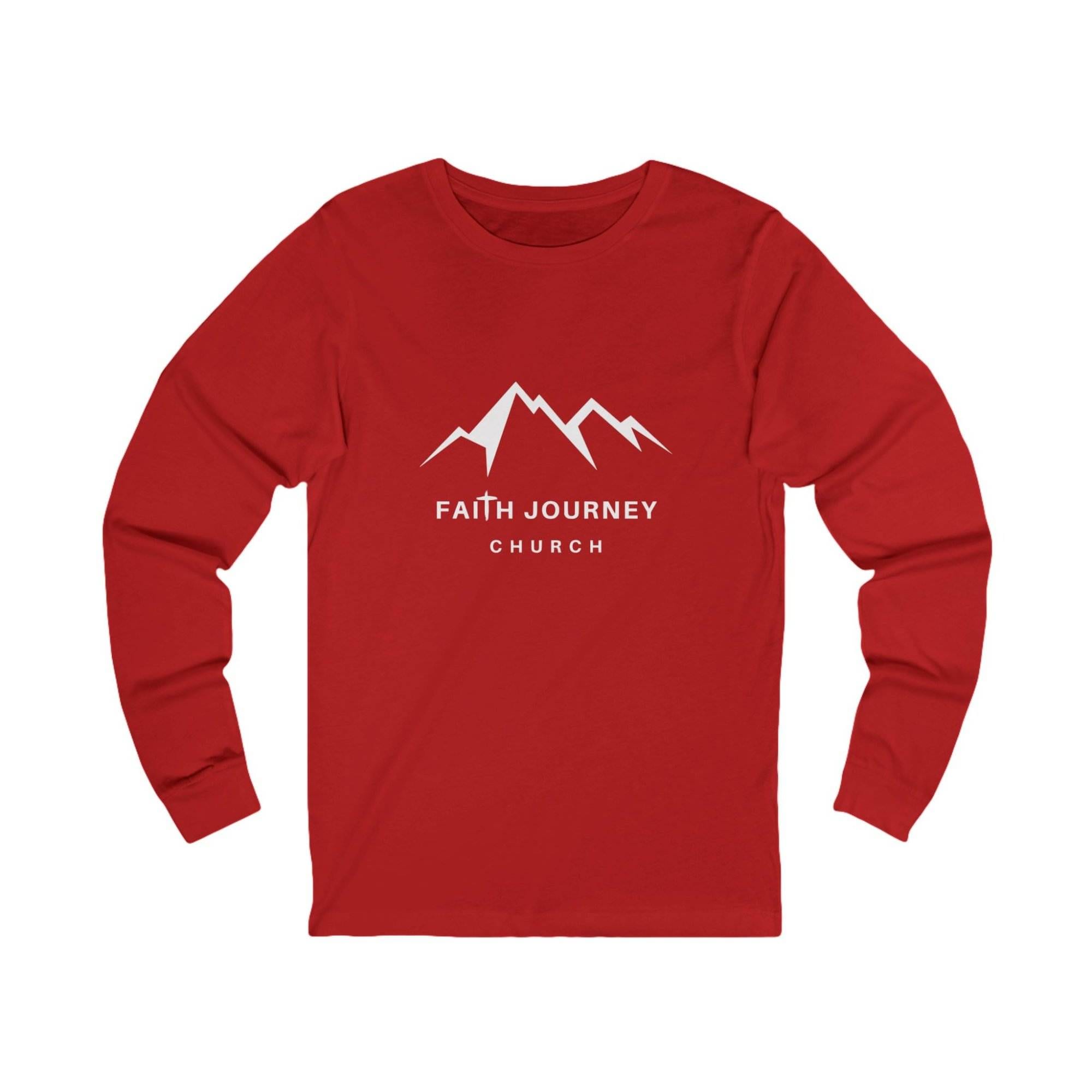 Faith Journey Church Premium Long Sleeve Tee | Unisex Shirt for Church Events, Casual Wear, Faith-Based Gifts, Outdoor Adventures, Comfortable Attire - Image 7