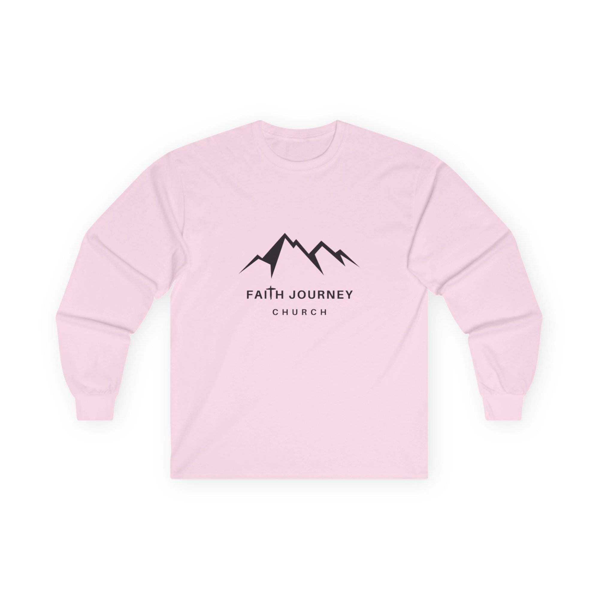 Faith Journey Church Long Sleeve Tee, Inspirational Apparel, Church Event Wear, Casual Faith Clothing - Image 10