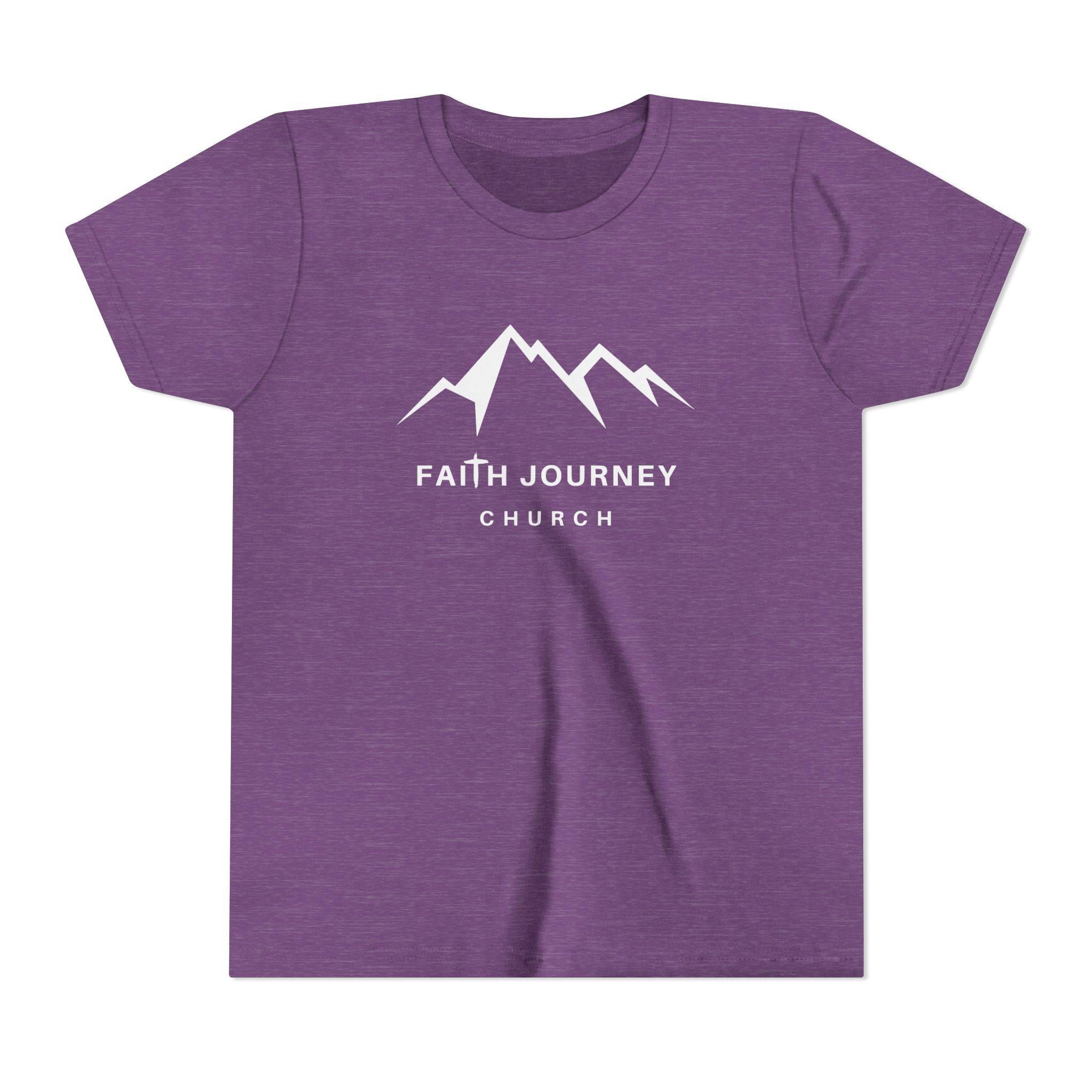 Faith Journey Kids Short Sleeve Tee - Motivational Shirt for Kids, Great for Church Events, Inspirational Gift, Casual Wear, Outdoor [...] - Image 29
