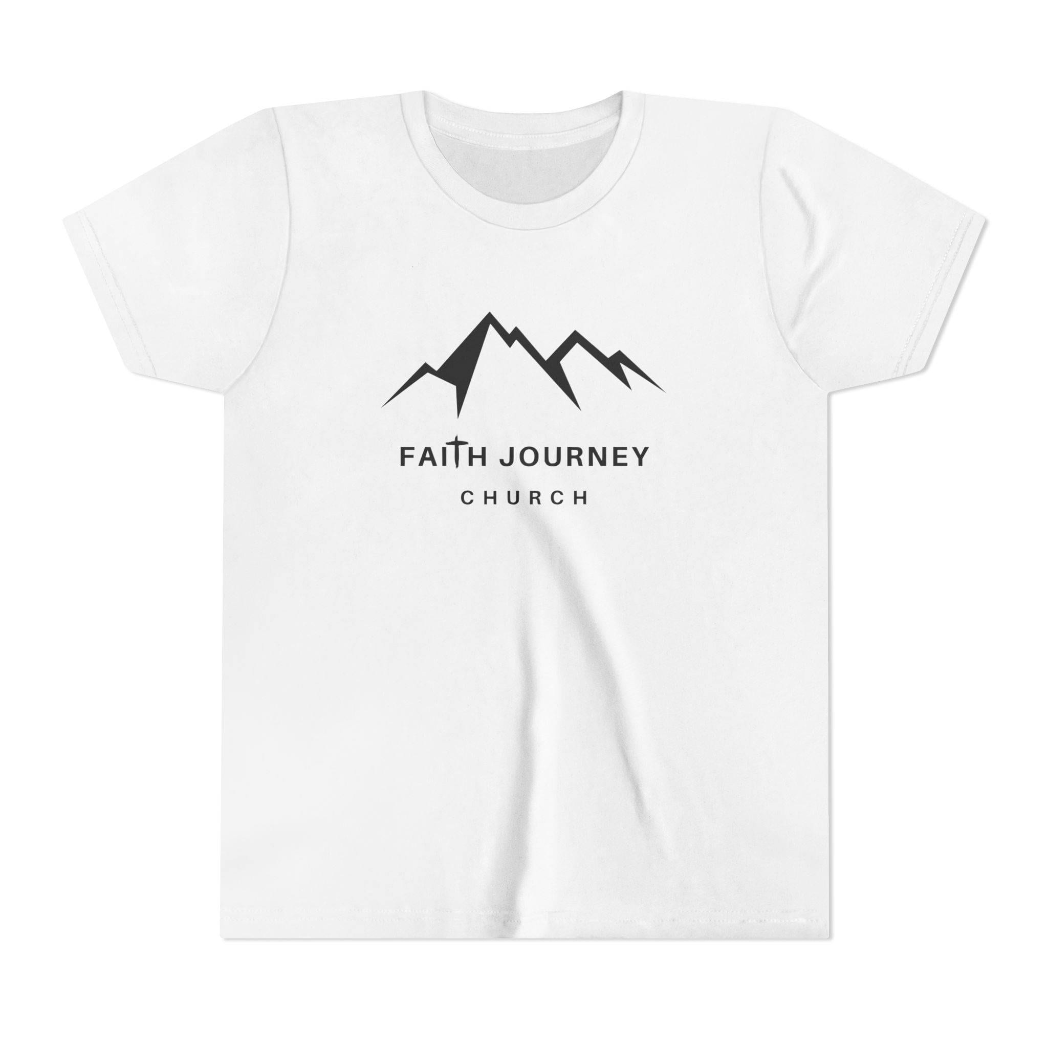 Faith Journey Kids Short Sleeve Tee - Motivational Shirt for Kids, Great for Church Events, Inspirational Gift, Casual Wear, Outdoor [...] - Image 2