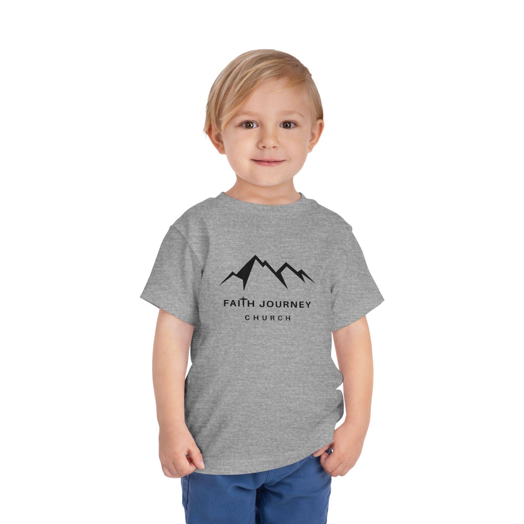Faith Journey Toddler Tee, Kids Church Shirt, Religious Outfit, Adventure T-Shirt, Faith-Based Gift Idea - Image 11