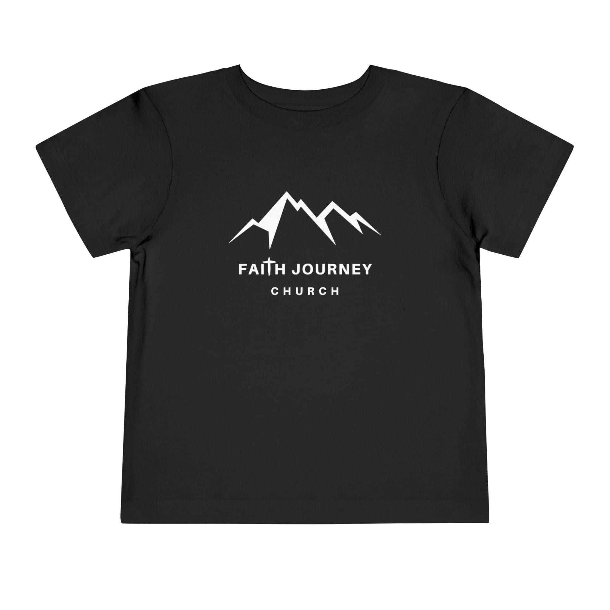 Faith Journey Toddler Tee, Kids Church Shirt, Religious Outfit, Adventure T-Shirt, Faith-Based Gift Idea - Image 4