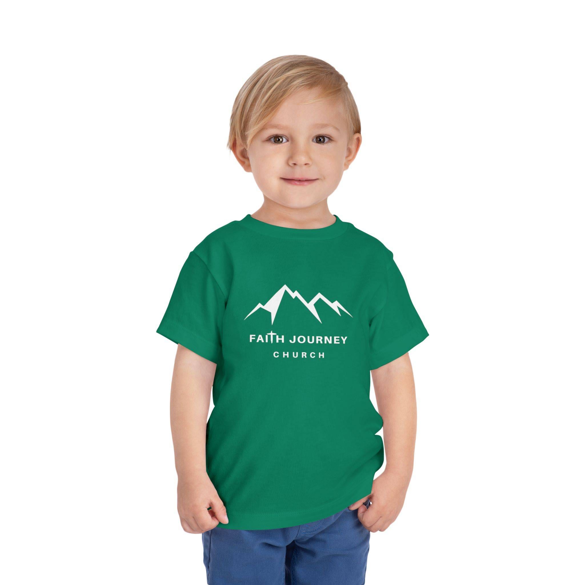 Faith Journey Toddler Tee, Kids Church Shirt, Religious Outfit, Adventure T-Shirt, Faith-Based Gift Idea - Image 8