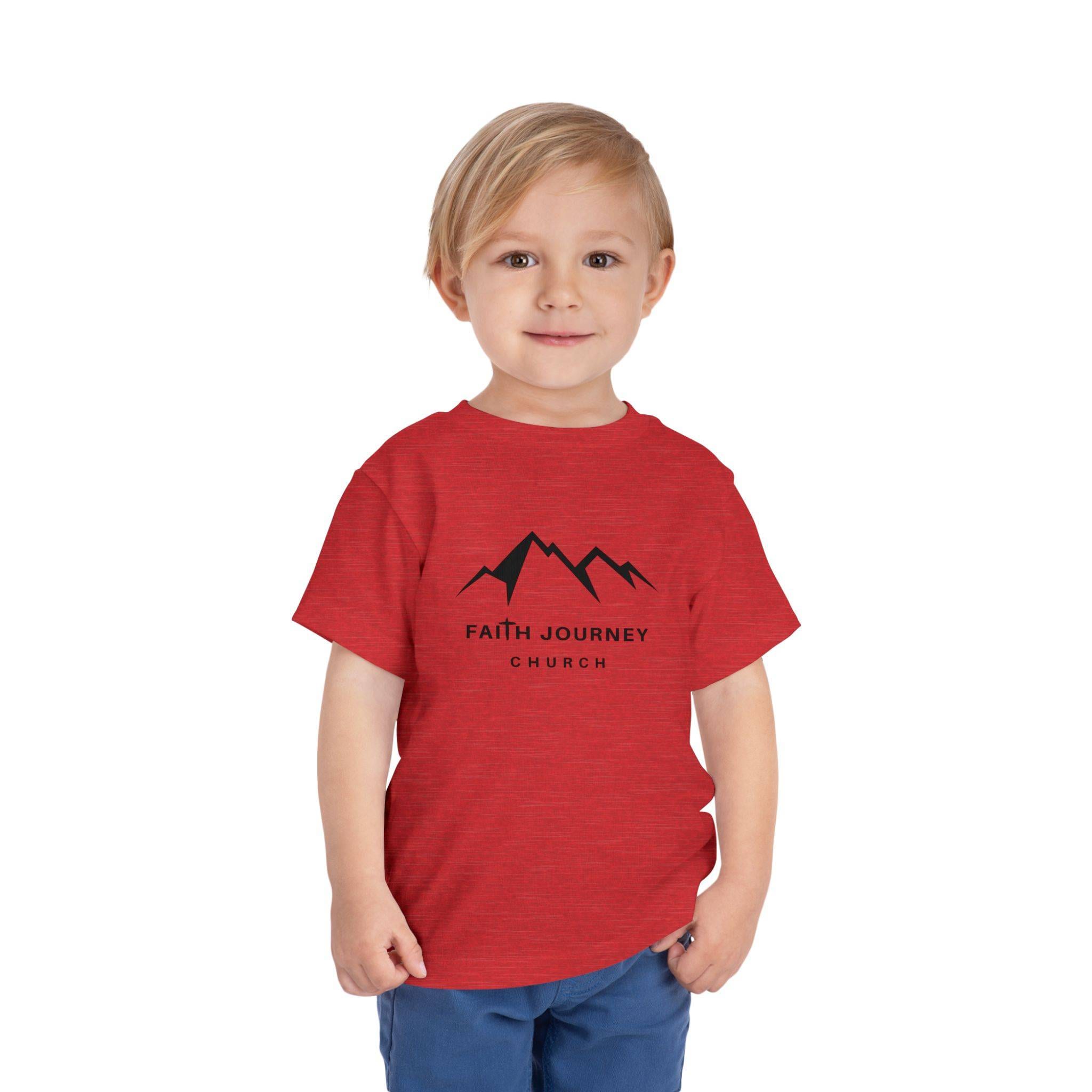 Faith Journey Toddler Tee, Kids Church Shirt, Religious Outfit, Adventure T-Shirt, Faith-Based Gift Idea - Image 29