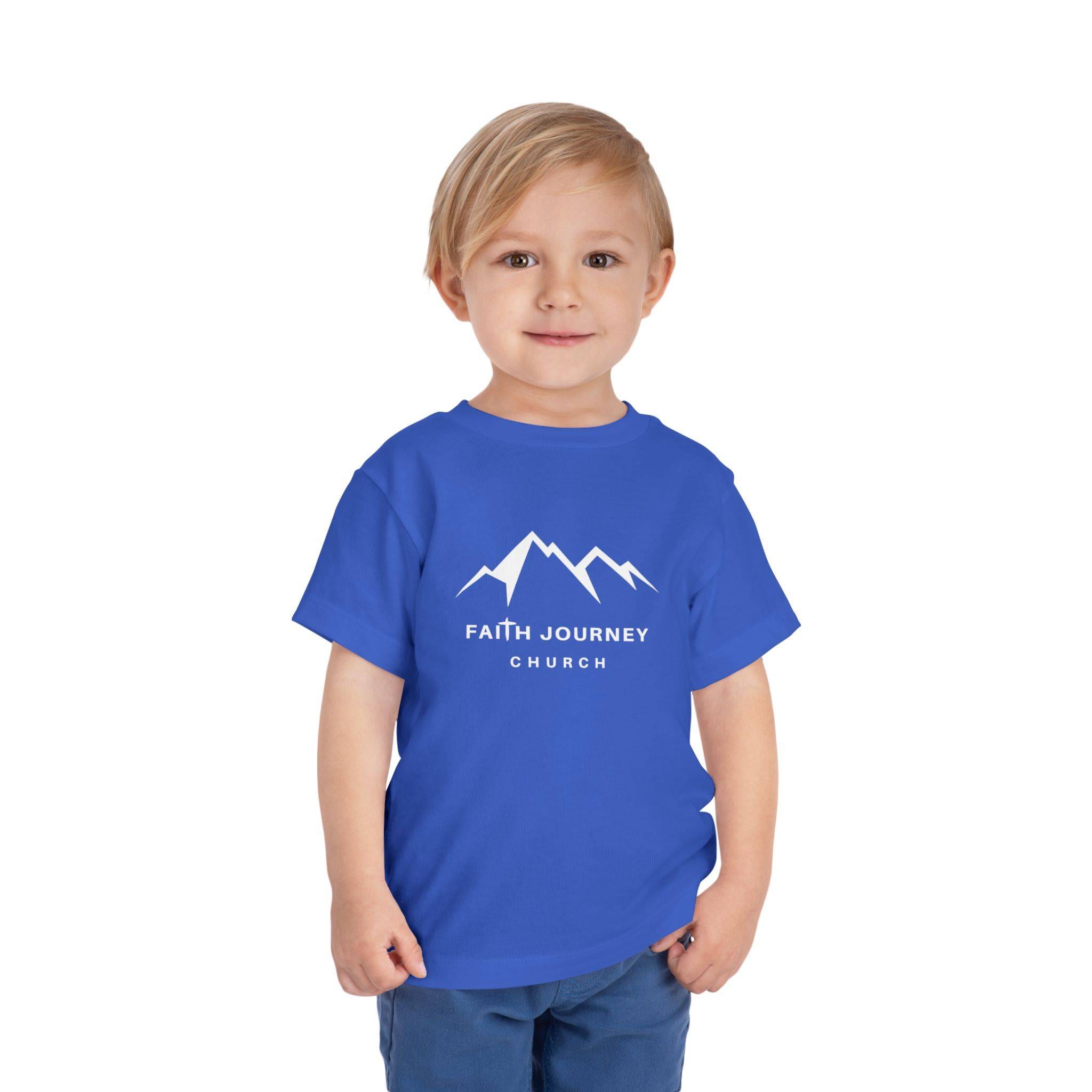 Faith Journey Toddler Tee, Kids Church Shirt, Religious Outfit, Adventure T-Shirt, Faith-Based Gift Idea - Image 17