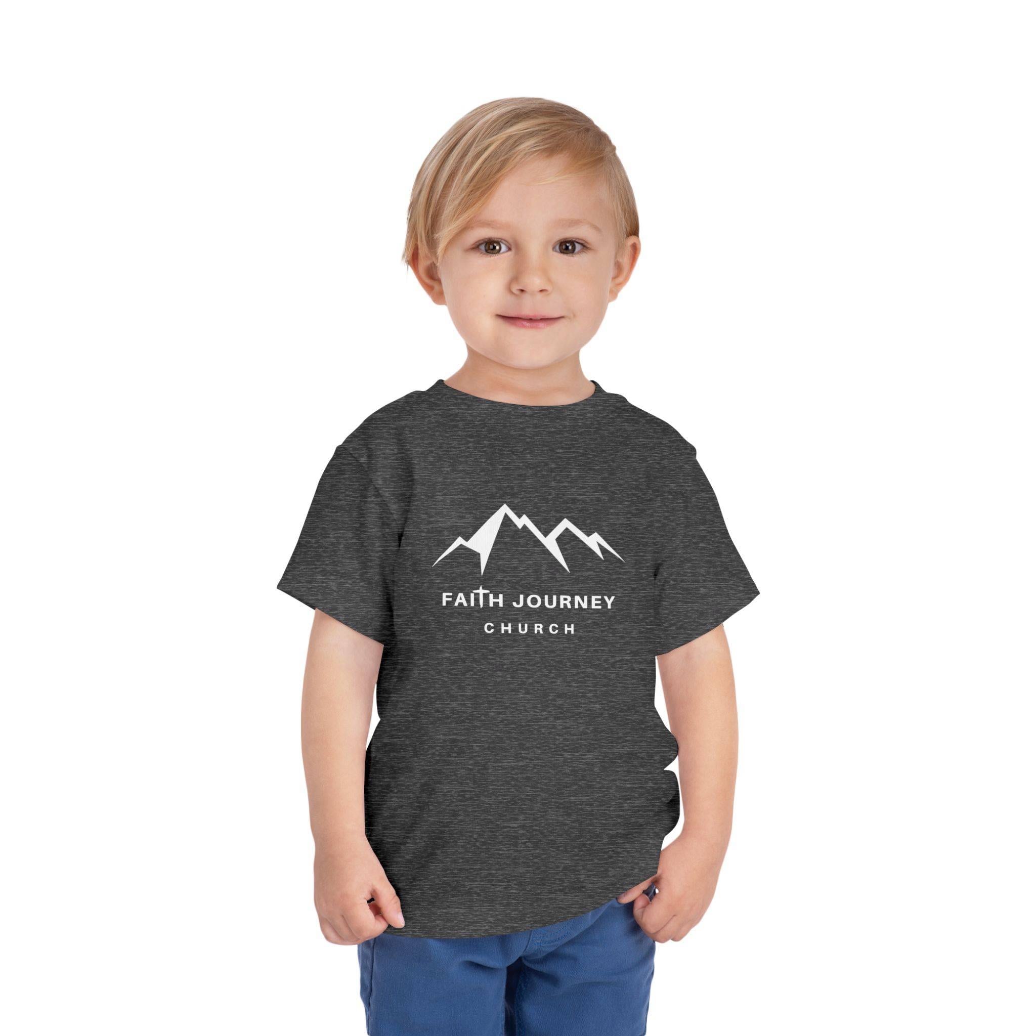 Faith Journey Toddler Tee, Kids Church Shirt, Religious Outfit, Adventure T-Shirt, Faith-Based Gift Idea - Image 23