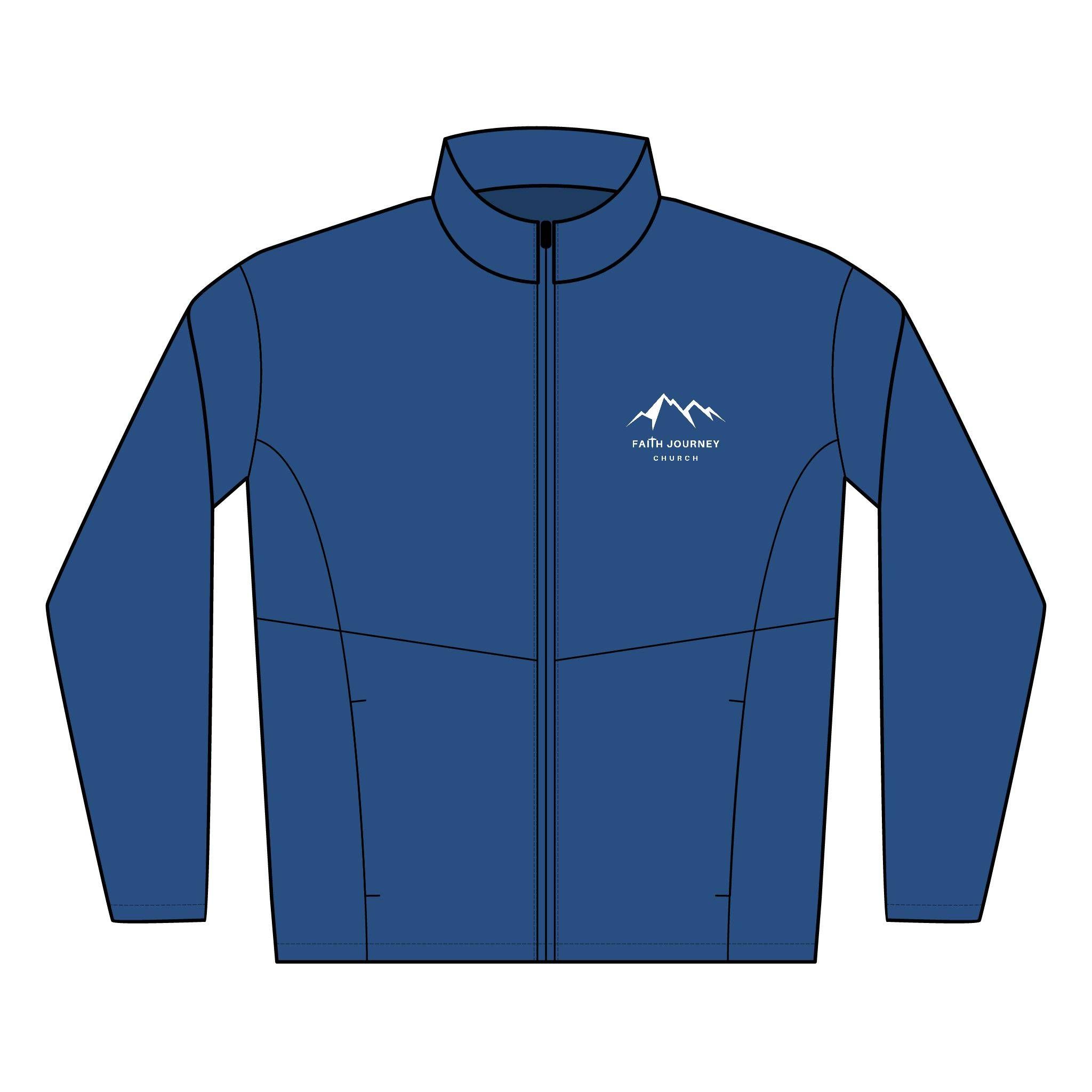 Men's Soft Shell Jacket - Faith Journey Church Embroidered Collection - Image 4