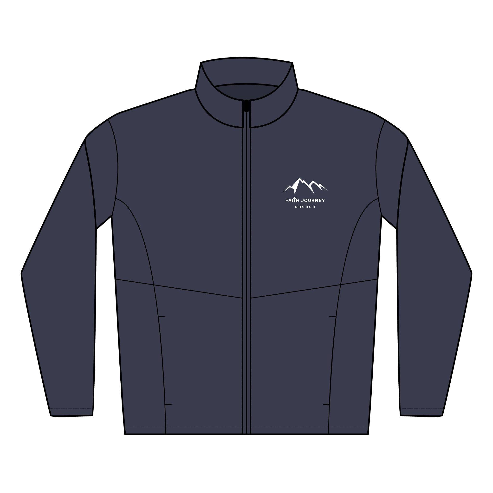 Men's Soft Shell Jacket - Faith Journey Church Embroidered Collection - Image 5