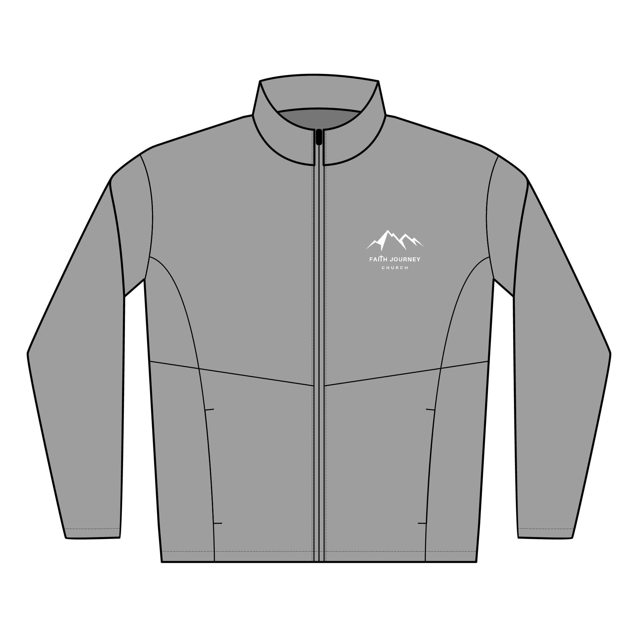 Men's Soft Shell Jacket - Faith Journey Church Embroidered Collection