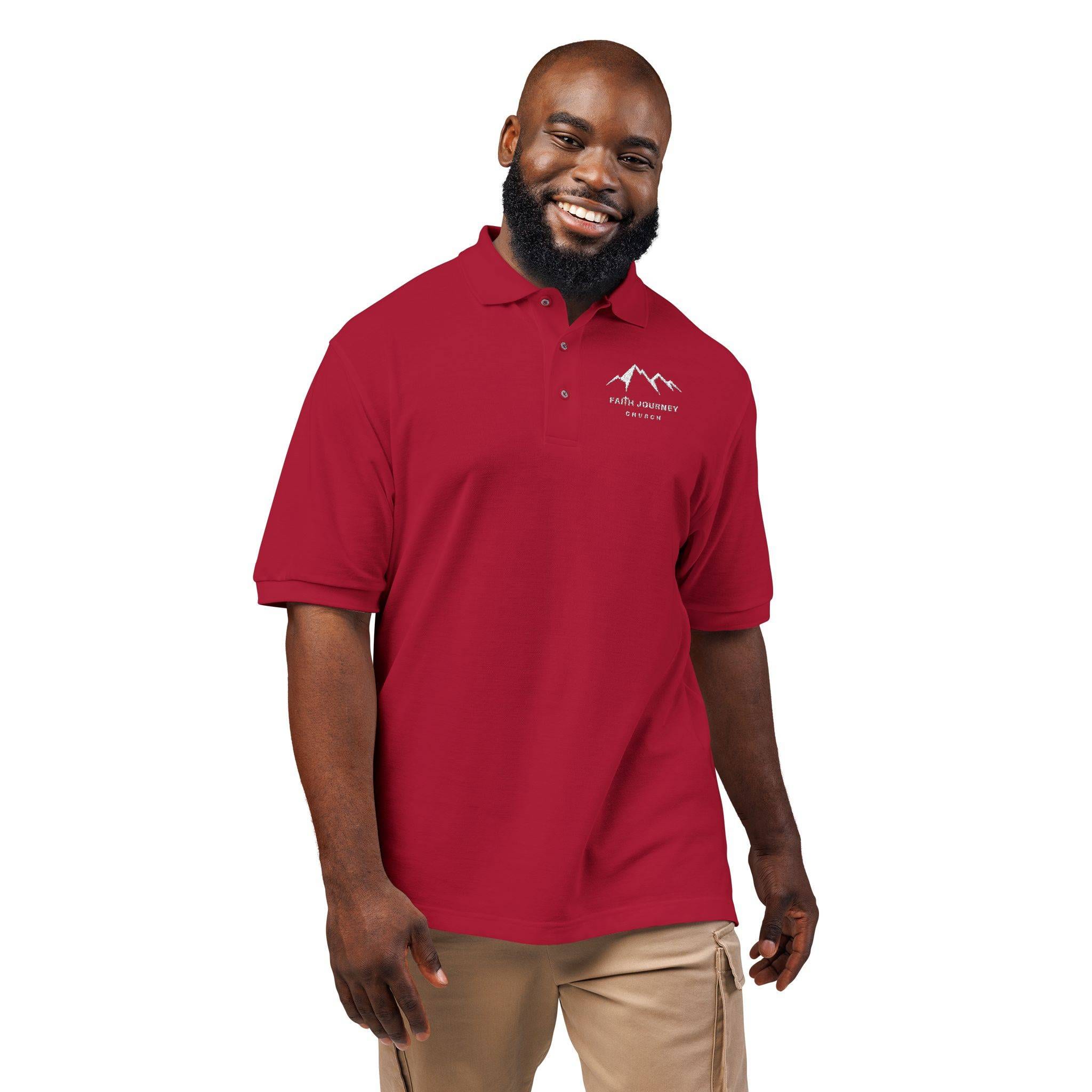 Embroidered Polo Shirt for Faith Journey Church - Image 12