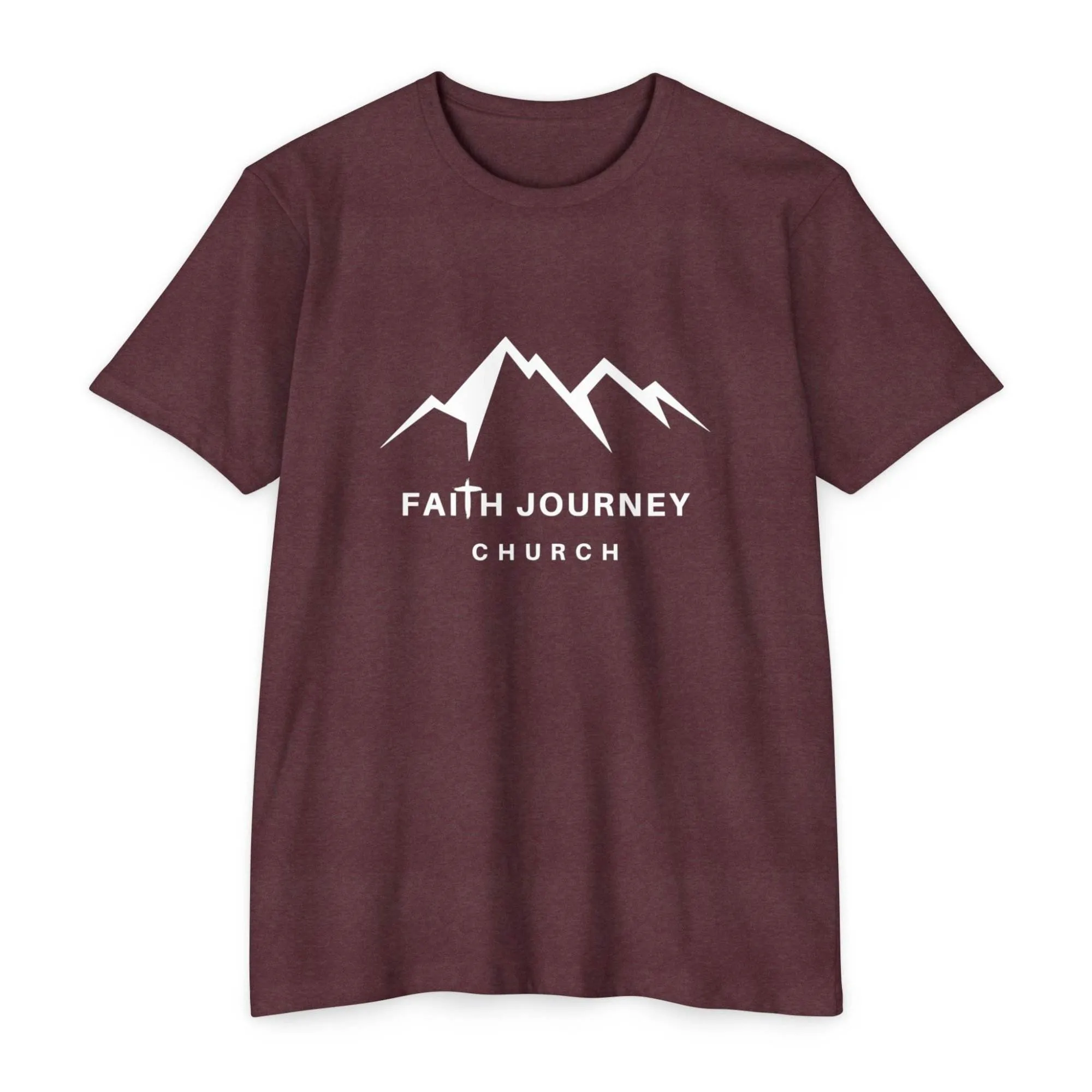 Faith Journey Church Premium T-Shirt, Motivational Tee, Unisex Graphic Shirt, Adventure Shirt 60% Poly - 40% Cotton - Image 13