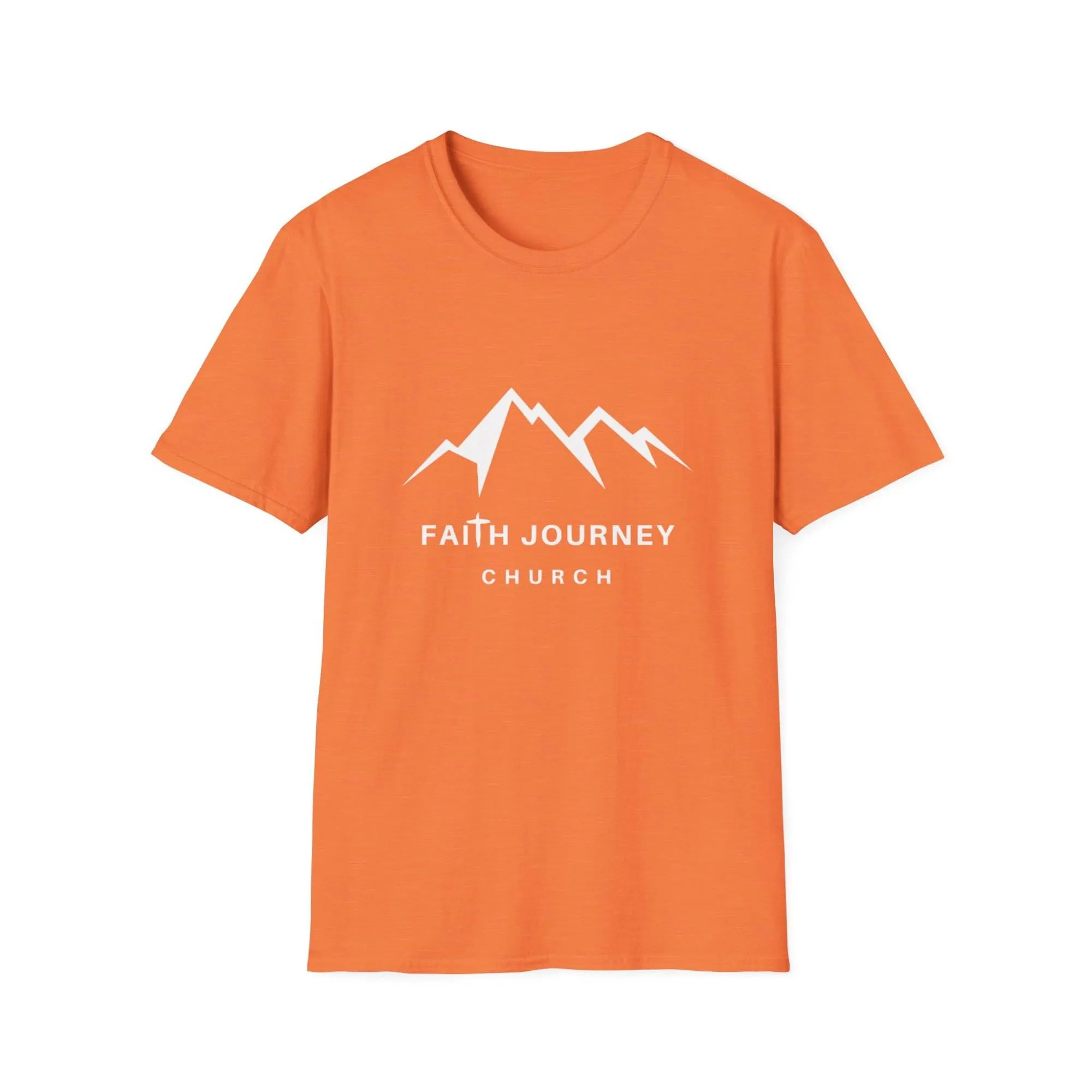 Faith Journey Church Unisex T-Shirt - Inspirational Mountain Design, Perfect for Church Events, Gifts, Casual Wear - Image 4