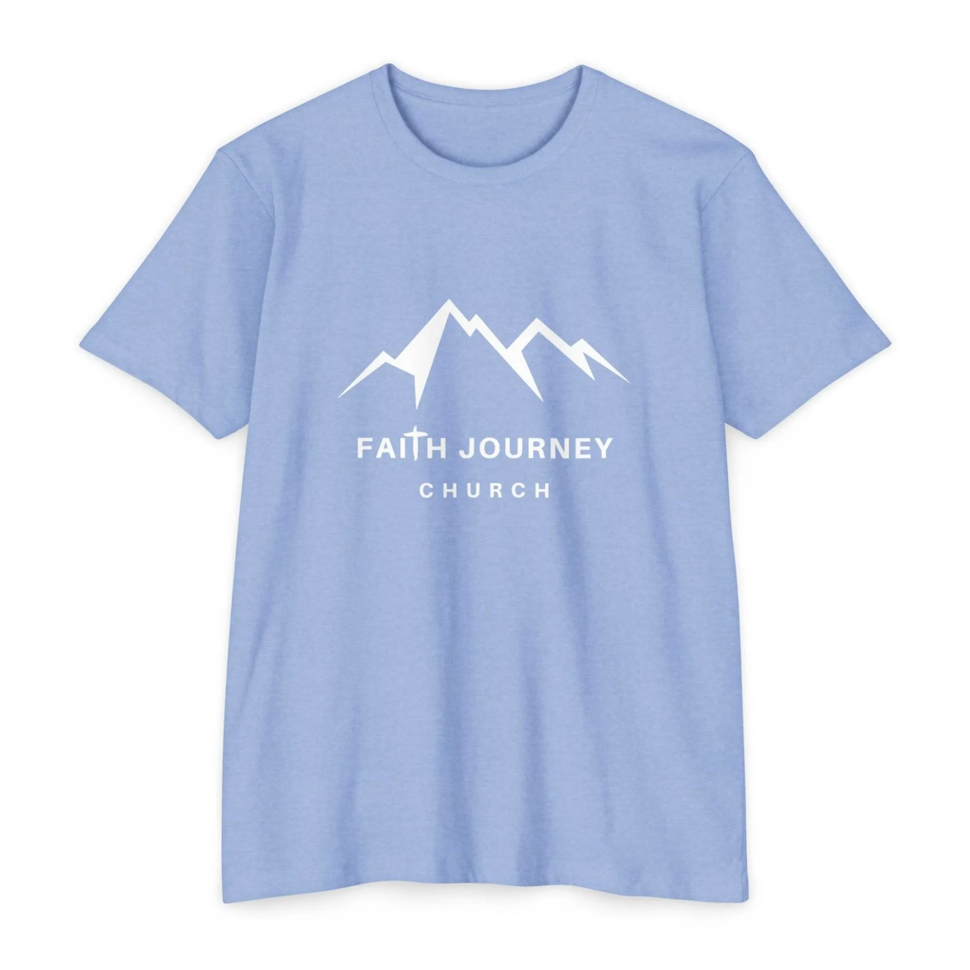 Faith Journey Church Premium T-Shirt, Motivational Tee, Unisex Graphic Shirt, Adventure Shirt 60% Poly - 40% Cotton - Image 7