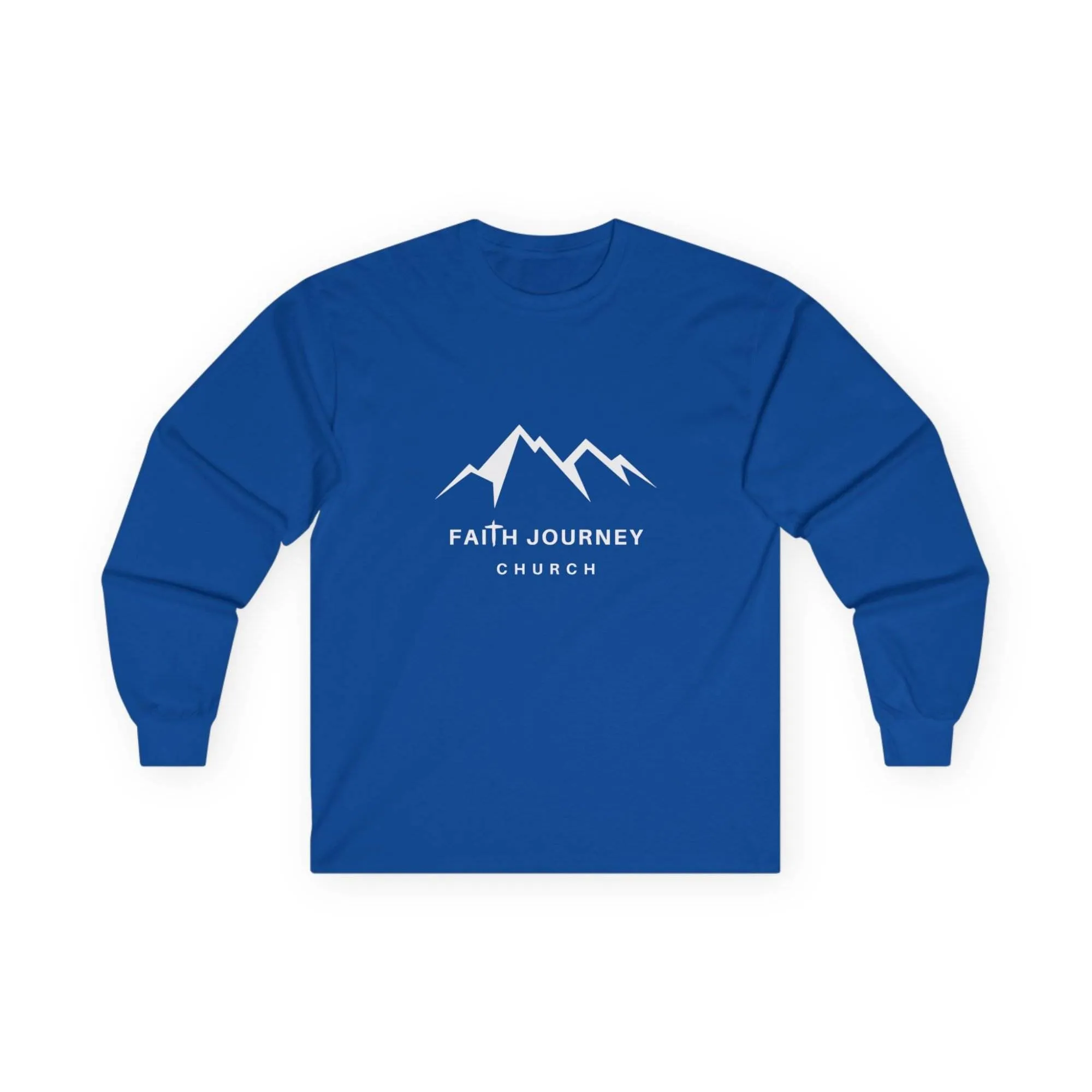 Faith Journey Church Long Sleeve Tee, Inspirational Apparel, Church Event Wear, Casual Faith Clothing - Image 8
