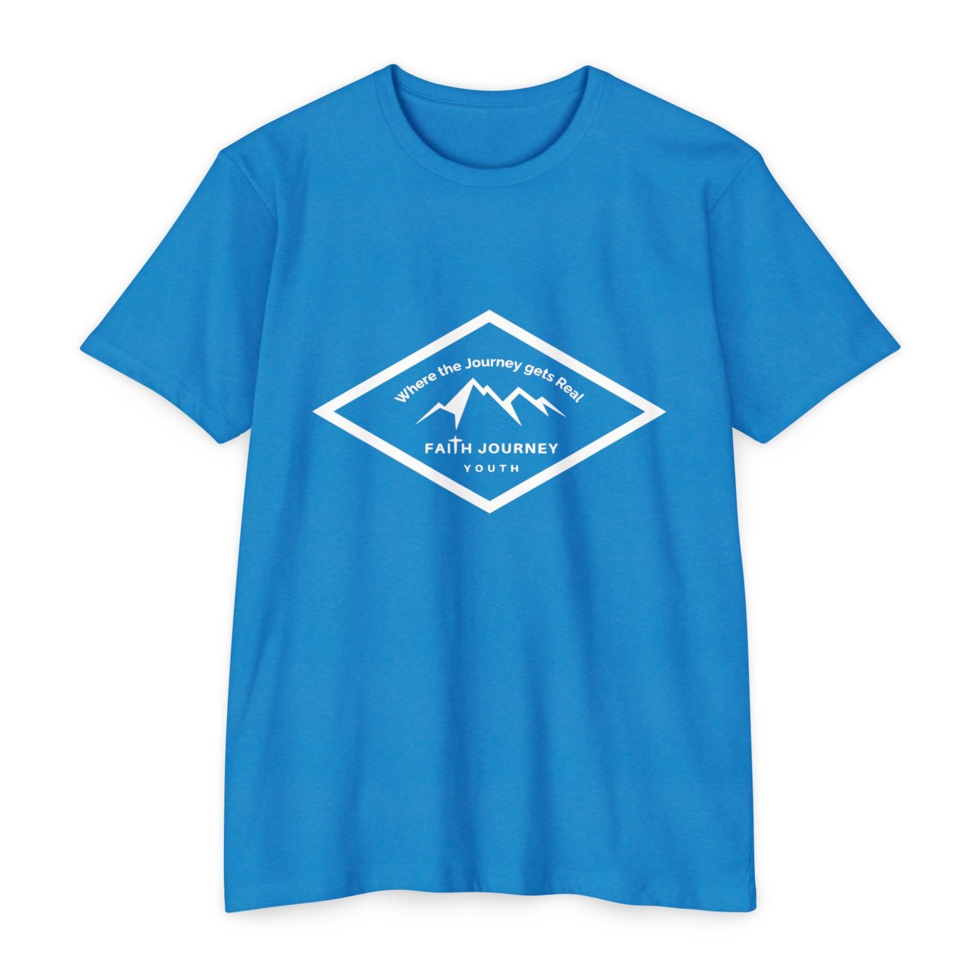 Faith Journey YouthPremium T-Shirt, Motivational Tee, Unisex Graphic Shirt, Adventure Shirt 60% Poly - 40% Cotton - Image 8