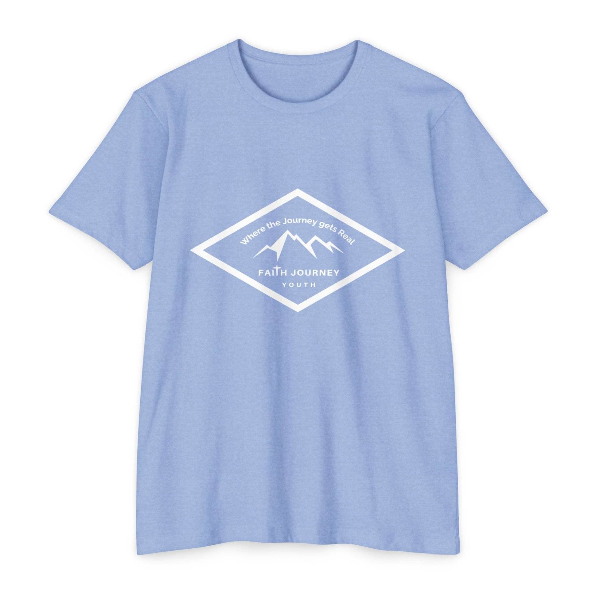 Faith Journey YouthPremium T-Shirt, Motivational Tee, Unisex Graphic Shirt, Adventure Shirt 60% Poly - 40% Cotton - Image 7