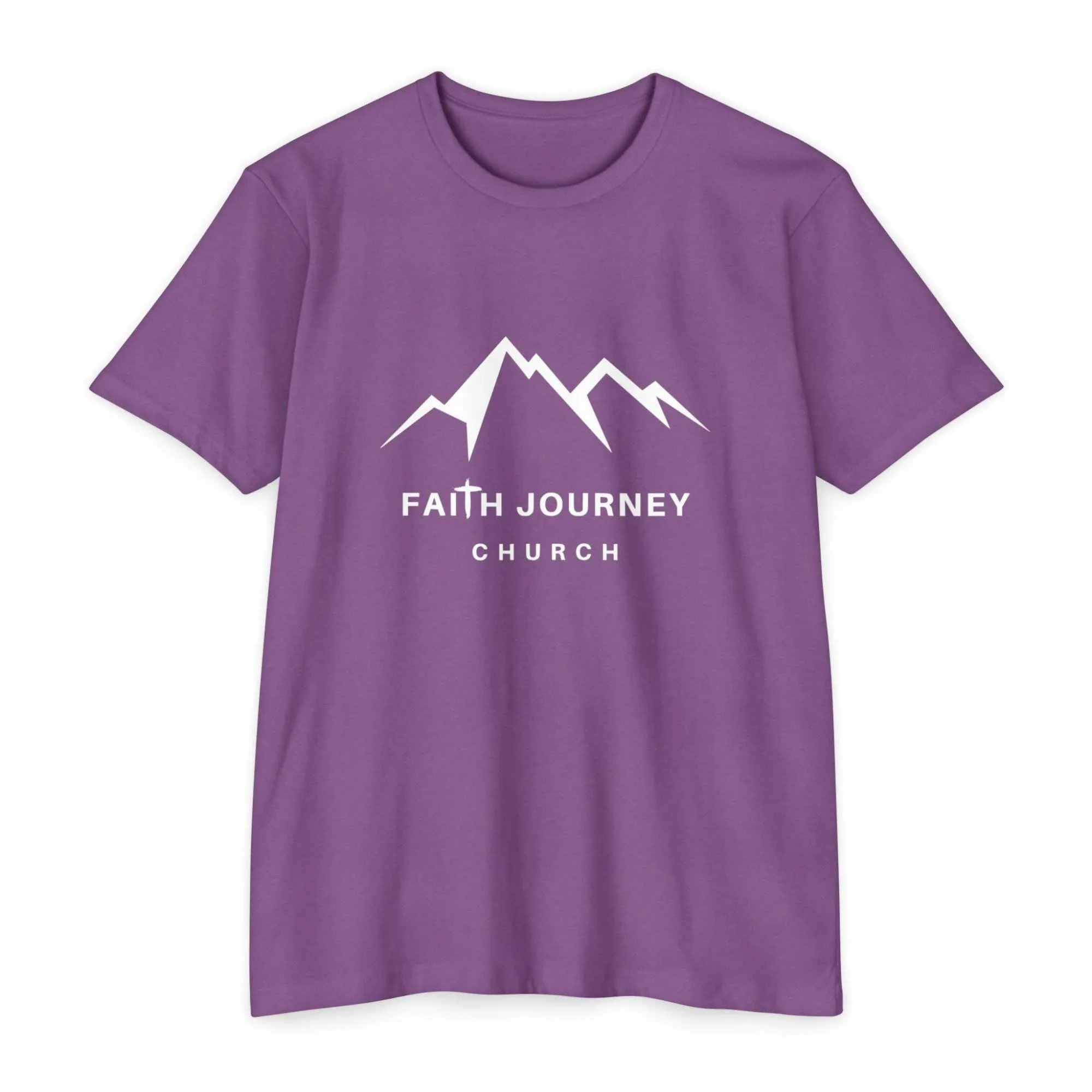 Faith Journey Church Premium T-Shirt, Motivational Tee, Unisex Graphic Shirt, Adventure Shirt 60% Poly - 40% Cotton - Image 11