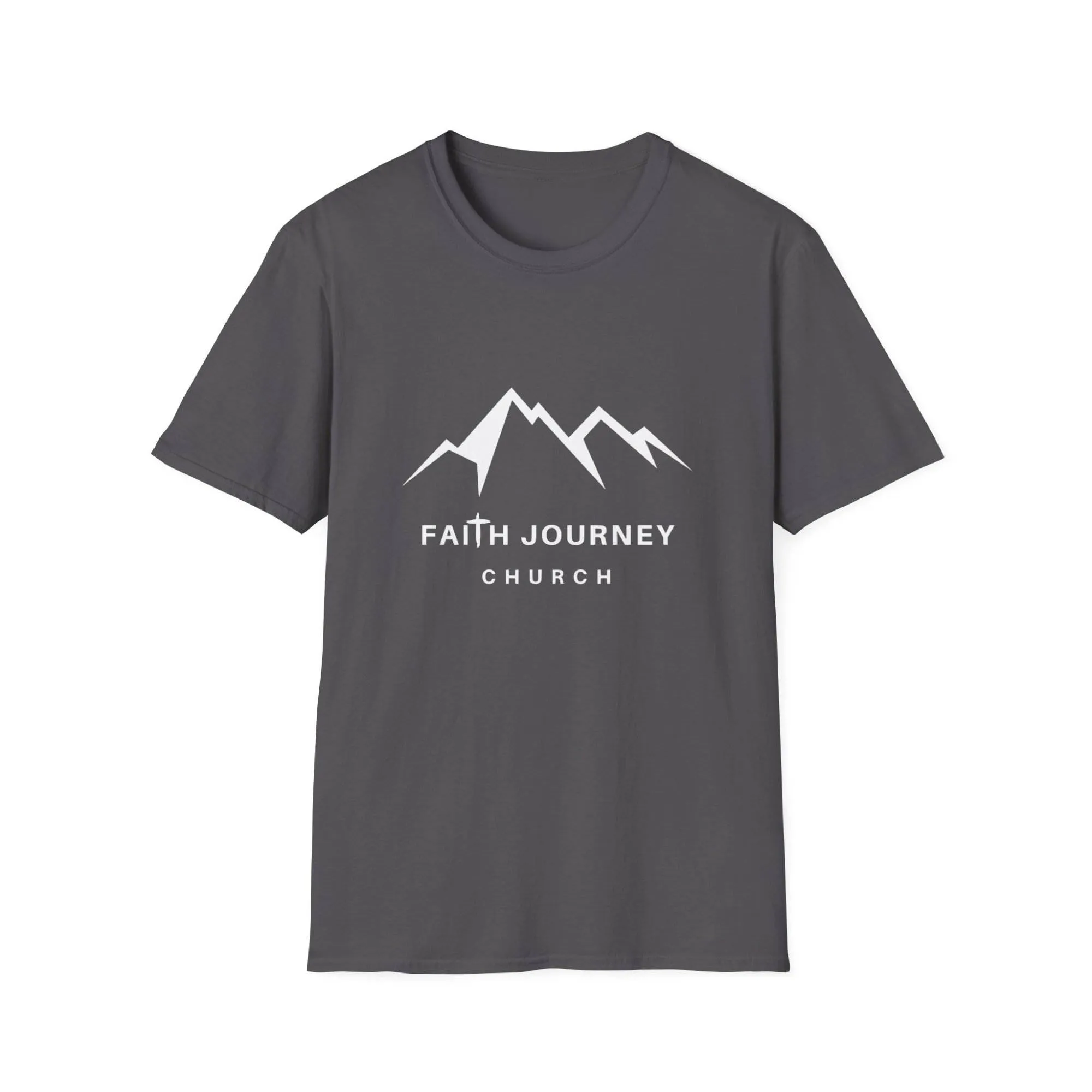 Faith Journey Church Unisex T-Shirt - Inspirational Mountain Design, Perfect for Church Events, Gifts, Casual Wear - Image 9