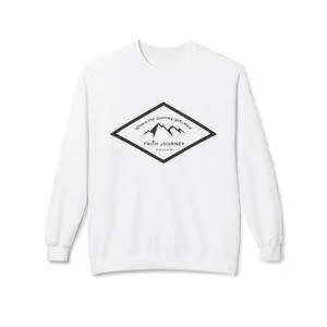 Faith Journey Youth Fleece Crewneck Sweatshirt | Unisex, Cozy Layer, Church Apparel
