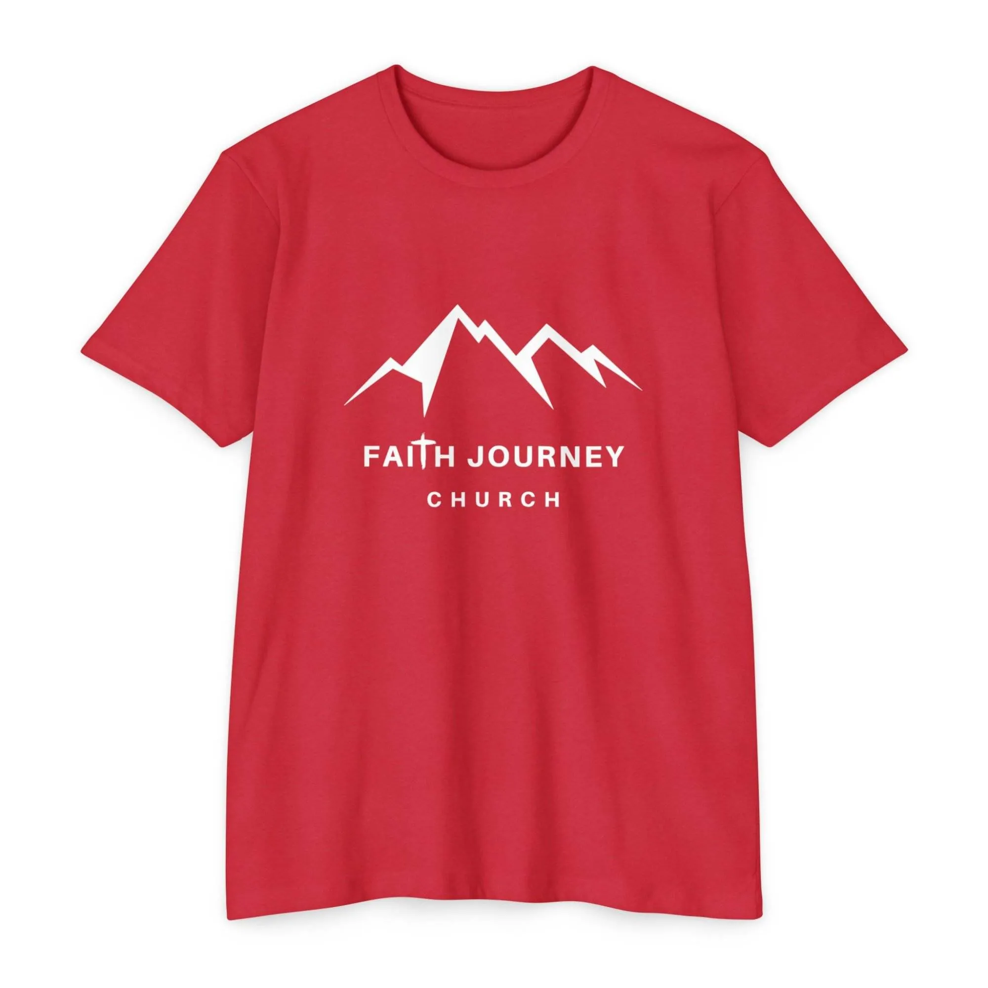 Faith Journey Church Premium T-Shirt, Motivational Tee, Unisex Graphic Shirt, Adventure Shirt 60% Poly - 40% Cotton - Image 12