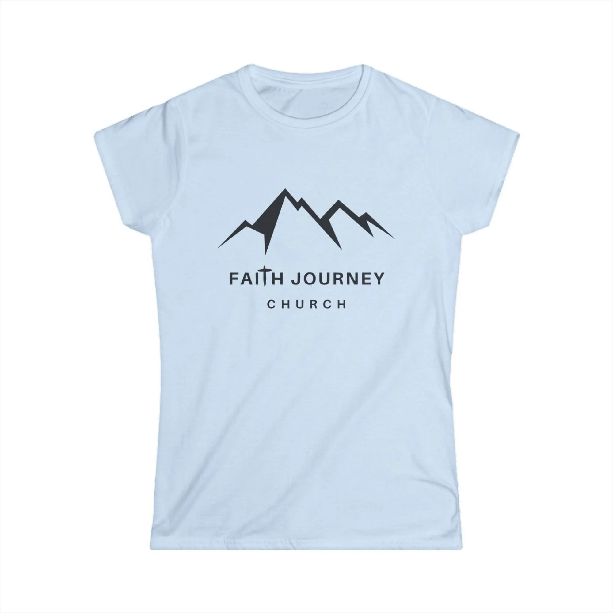 Faith Journey Church Women's Tee, Motivational Shirt, Church Apparel, Faith-Based Clothing - Image 6