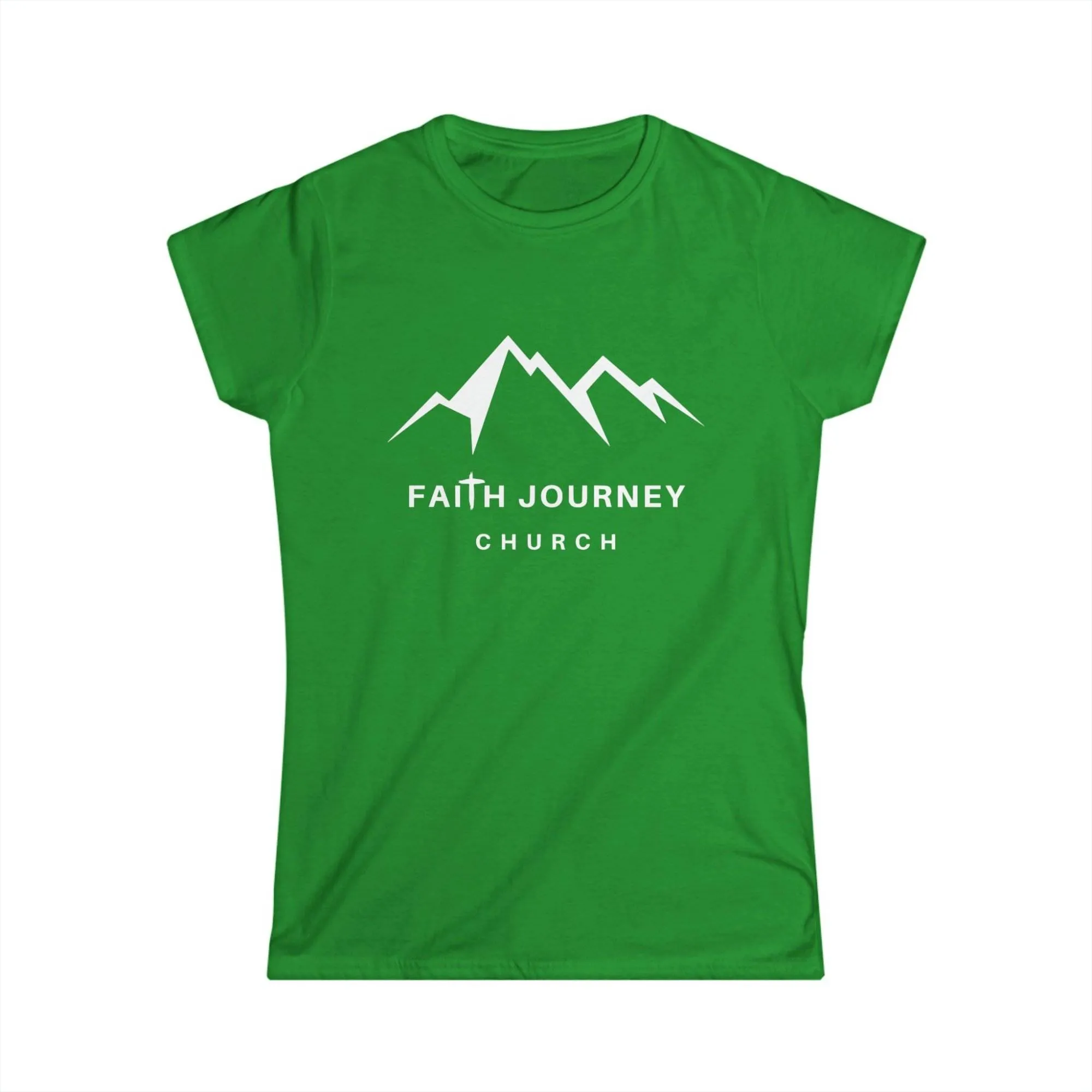 Faith Journey Church Women's Tee, Motivational Shirt, Church Apparel, Faith-Based Clothing - Image 4