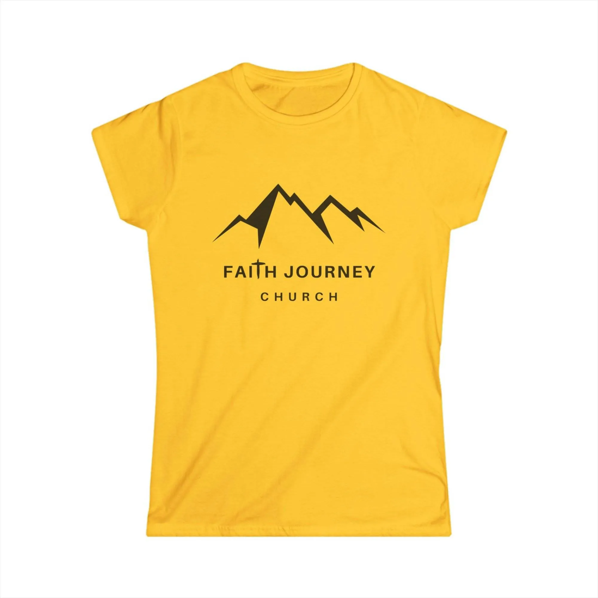 Faith Journey Church Women's Tee, Motivational Shirt, Church Apparel, Faith-Based Clothing - Image 3