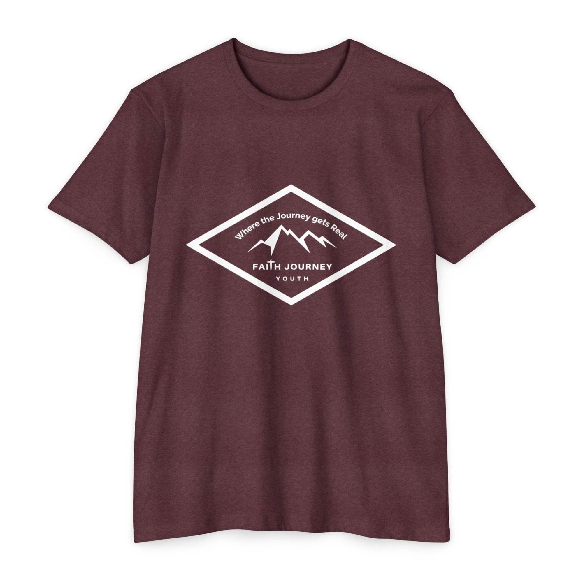 Faith Journey YouthPremium T-Shirt, Motivational Tee, Unisex Graphic Shirt, Adventure Shirt 60% Poly - 40% Cotton - Image 13
