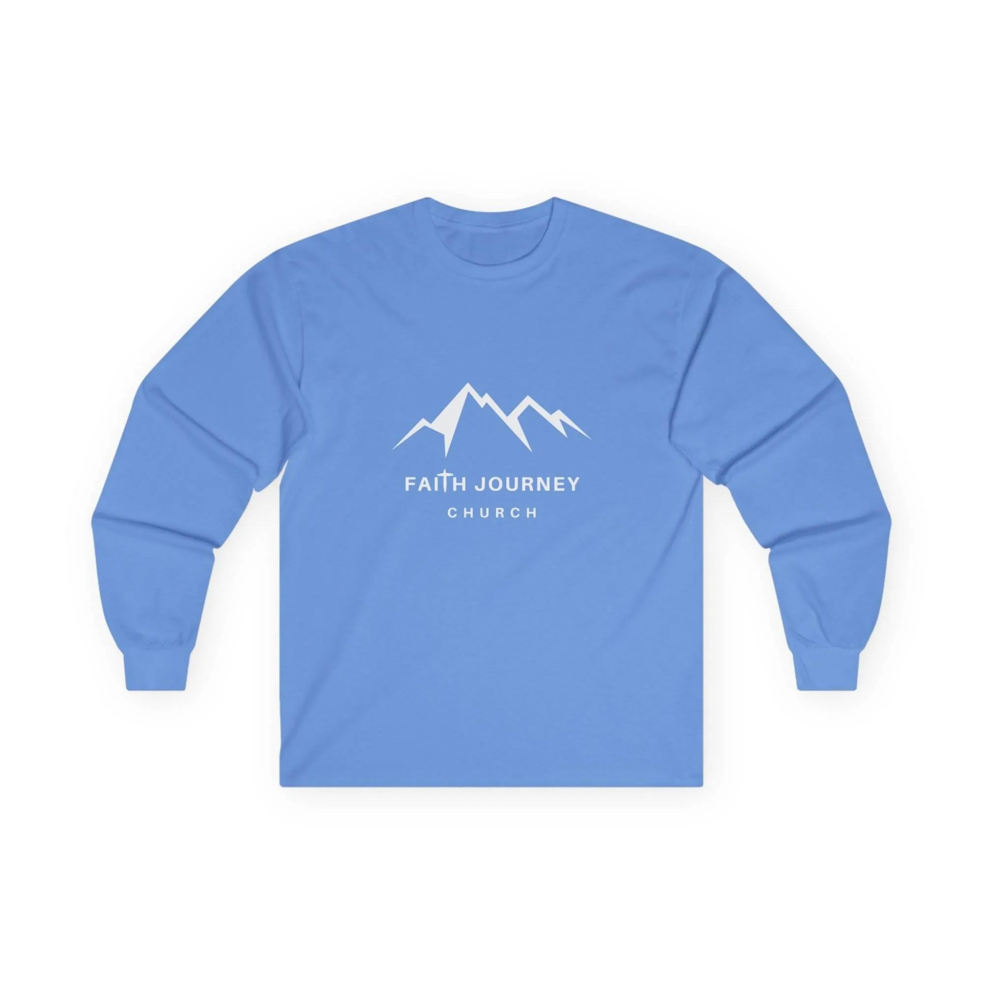 Faith Journey Church Long Sleeve Tee, Inspirational Apparel, Church Event Wear, Casual Faith Clothing - Image 7