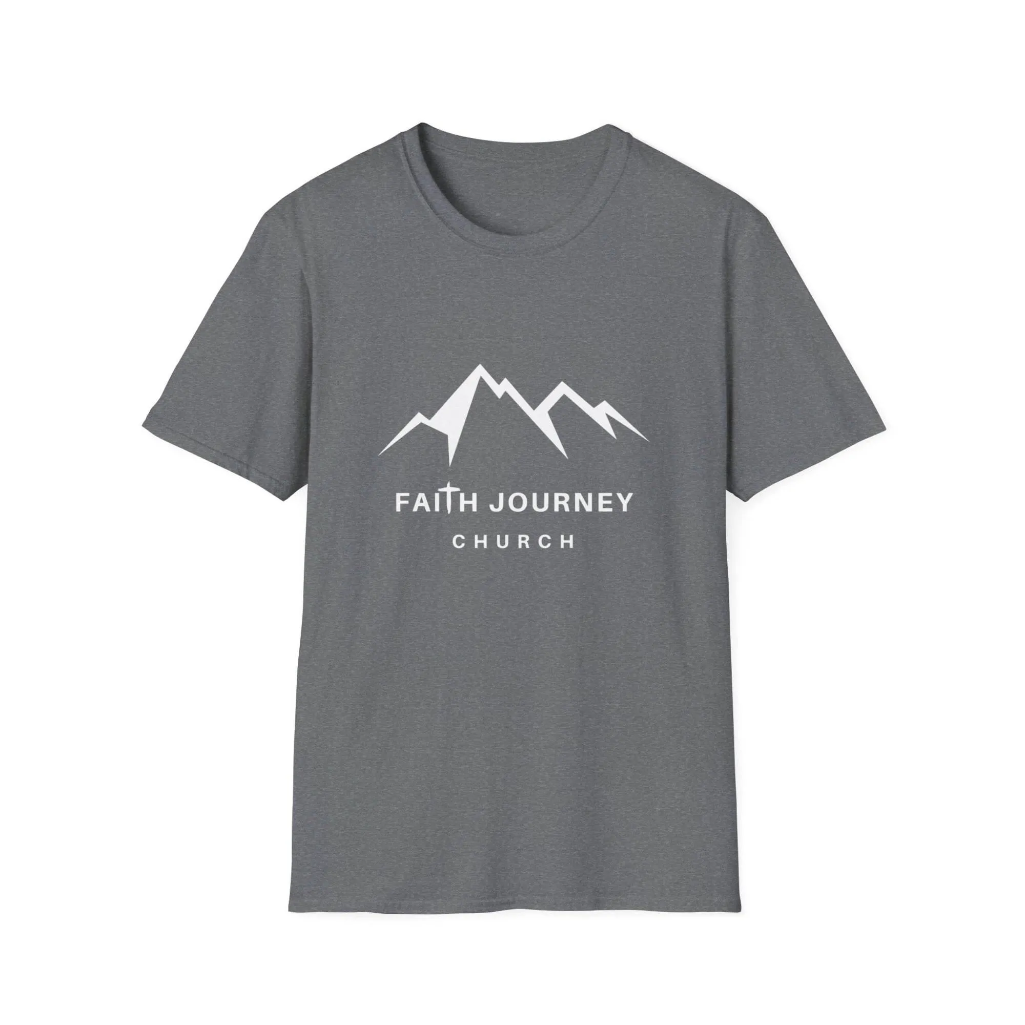 Faith Journey Church Unisex T-Shirt - Inspirational Mountain Design, Perfect for Church Events, Gifts, Casual Wear - Image 6