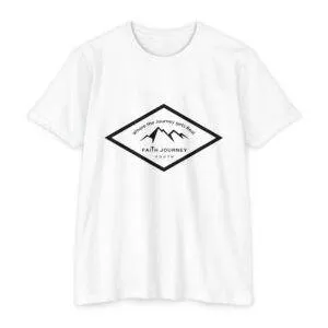 Faith Journey YouthPremium T-Shirt, Motivational Tee, Unisex Graphic Shirt, Adventure Shirt 60% Poly – 40% Cotton