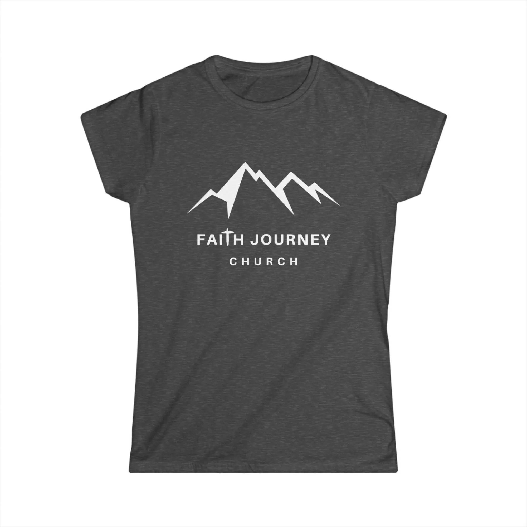 Faith Journey Church Women's Tee, Motivational Shirt, Church Apparel, Faith-Based Clothing - Image 5