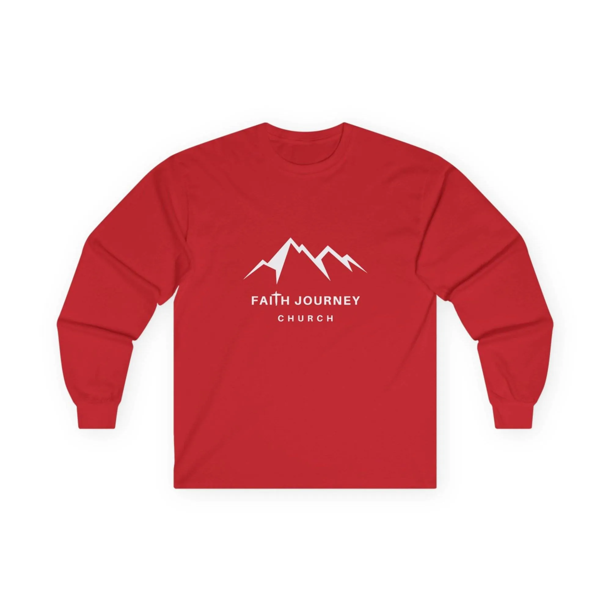 Faith Journey Church Long Sleeve Tee, Inspirational Apparel, Church Event Wear, Casual Faith Clothing - Image 11