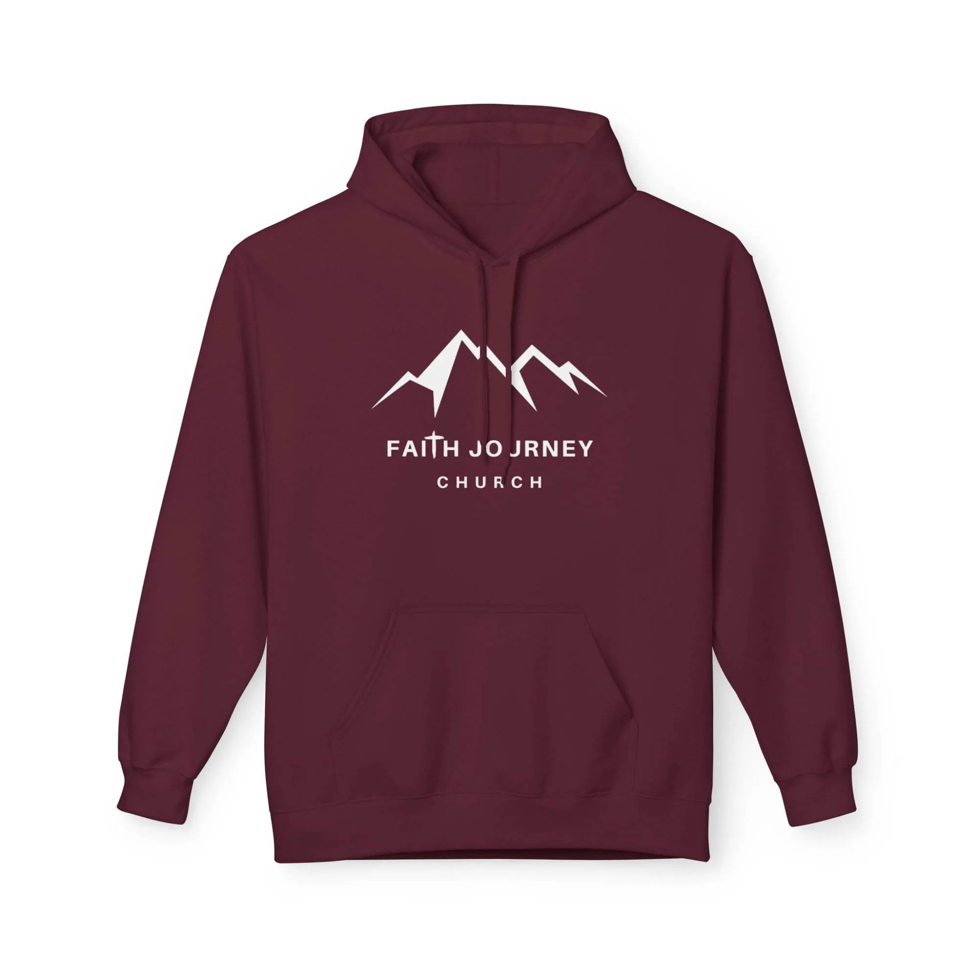 Faith Journey Church Hoodie | Unisex Fleece Sweatshirt for Church Events, Outdoor Adventures, Cozy Gifts - Image 4