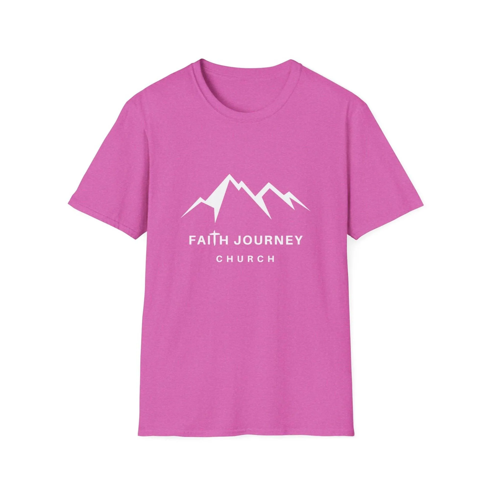 Faith Journey Church Unisex T-Shirt - Inspirational Mountain Design, Perfect for Church Events, Gifts, Casual Wear - Image 10